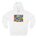 Electric Forest Candy Vitamins Graphic Hoodie — Colorful Gummy Brick Print Pullover