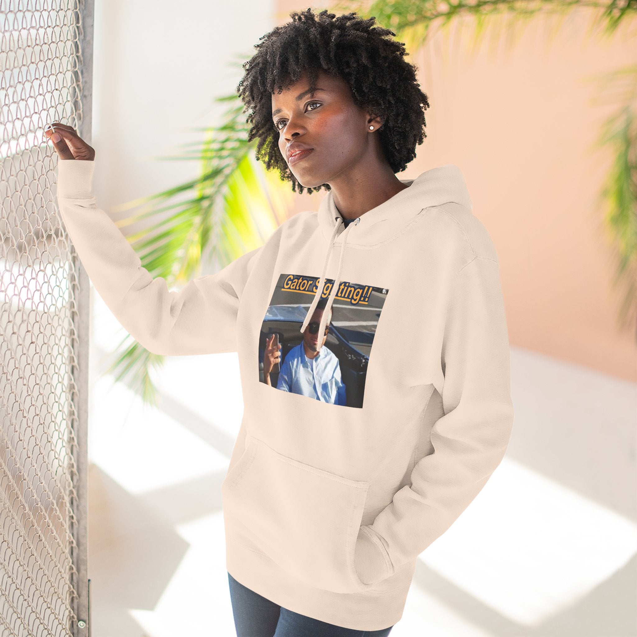 Gator Sighting Hoodie — Viral Meme Hood Pullover