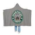 Starfucks.Coffee Hooded Throw Blanket – “Starfucks Coffee” Logo Snuggle Blanket
