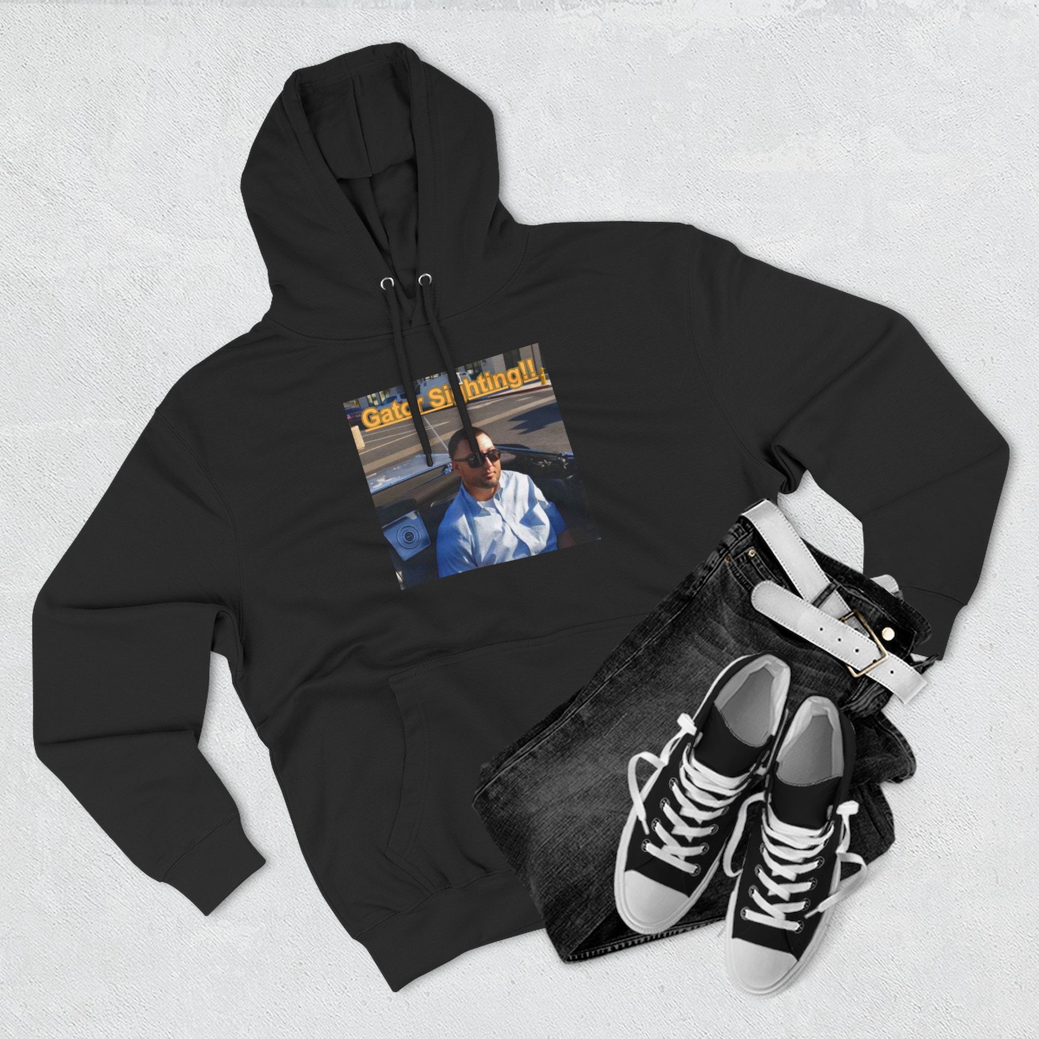 GATOR Sighting  Hoodie — "Gator Sightings!!" Graphic Fleece Pullover