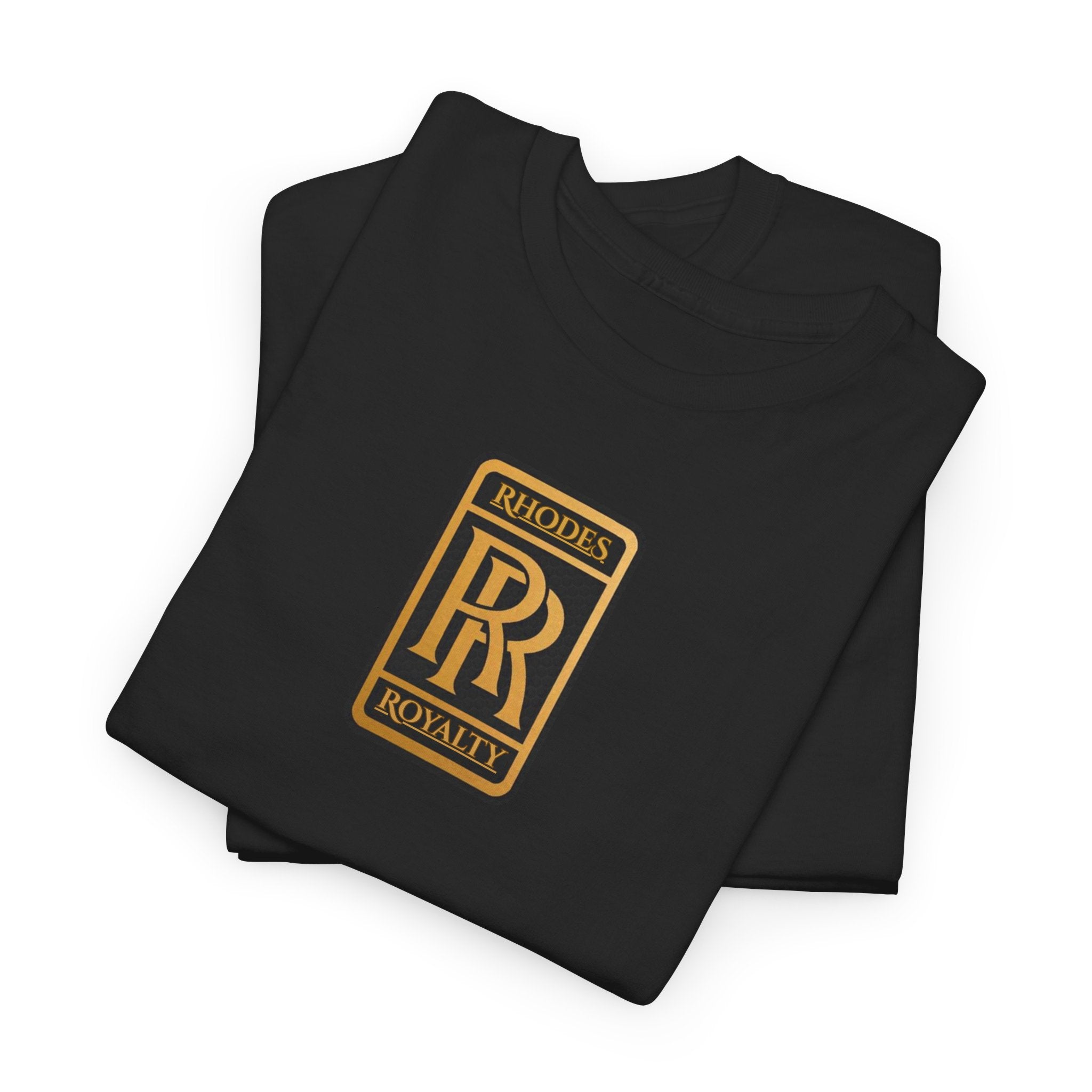 Rhodes Royalty Family Crest -  Vintage Gold Crest Tee