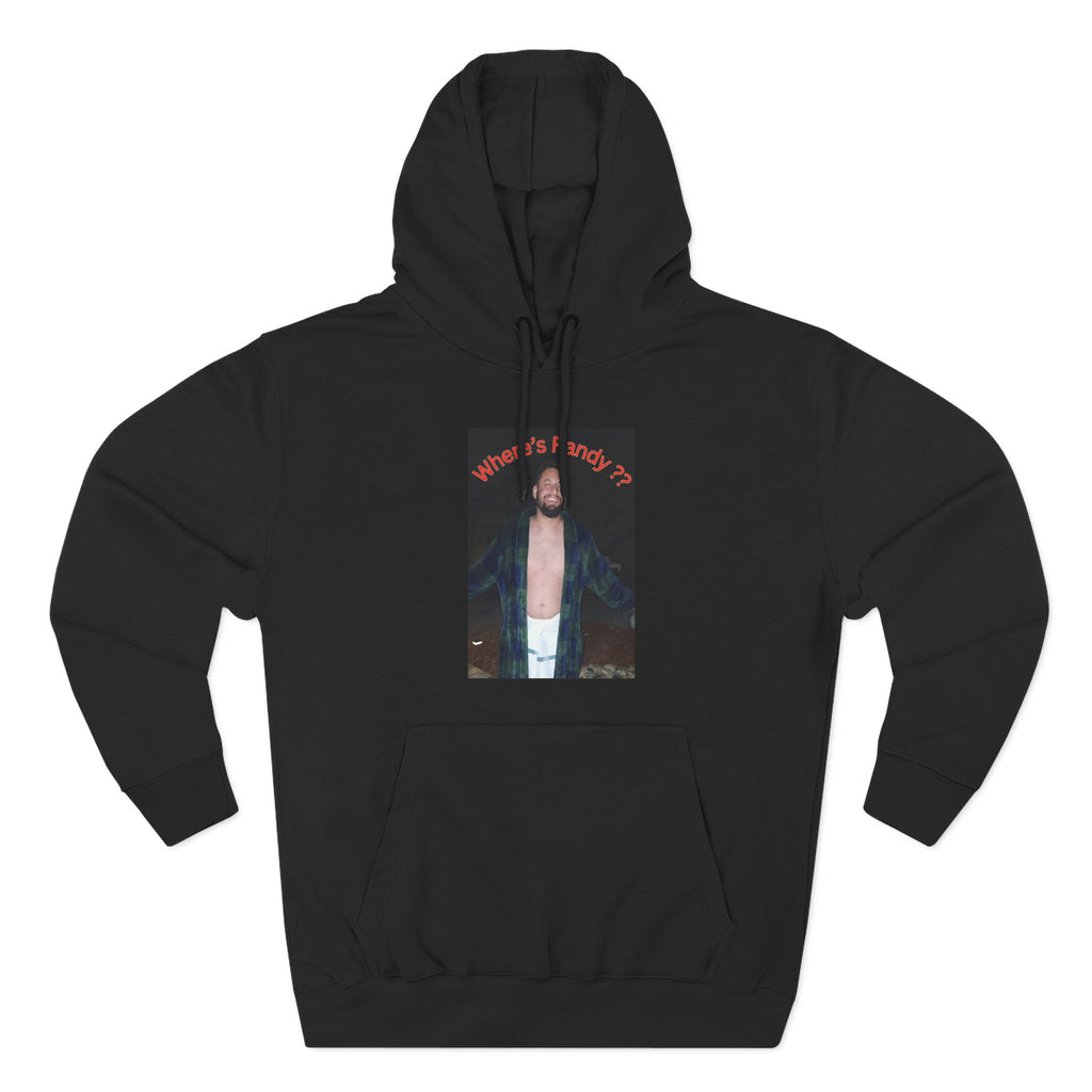 Where's Randy!!!????  Graphic Hoodie — Raised Arms Photo Print Hoodie (Three-Panel Fleece)