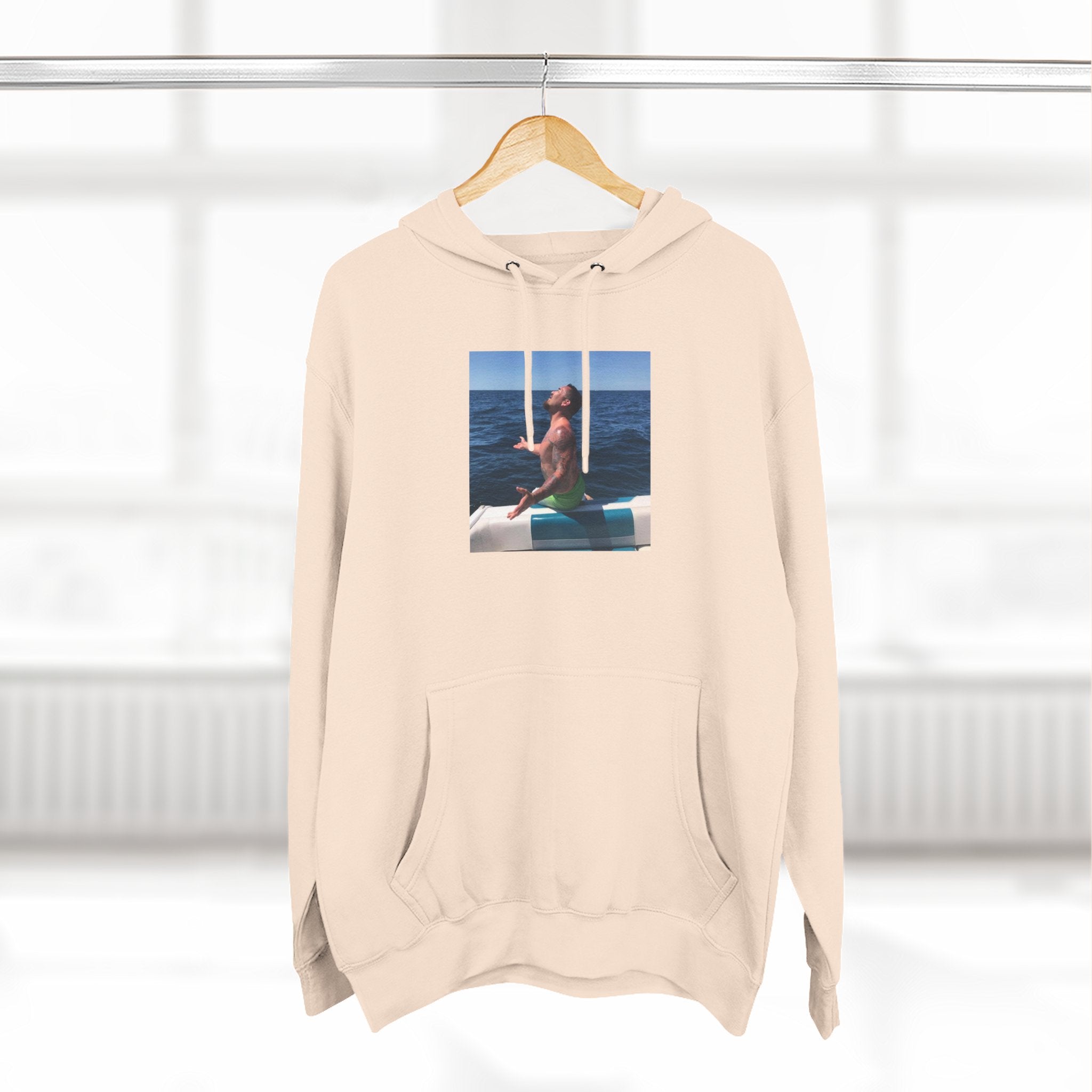 Fishy Out Of Water Hoodie — Ocean Boat Summer Vibes Fleece Pullover