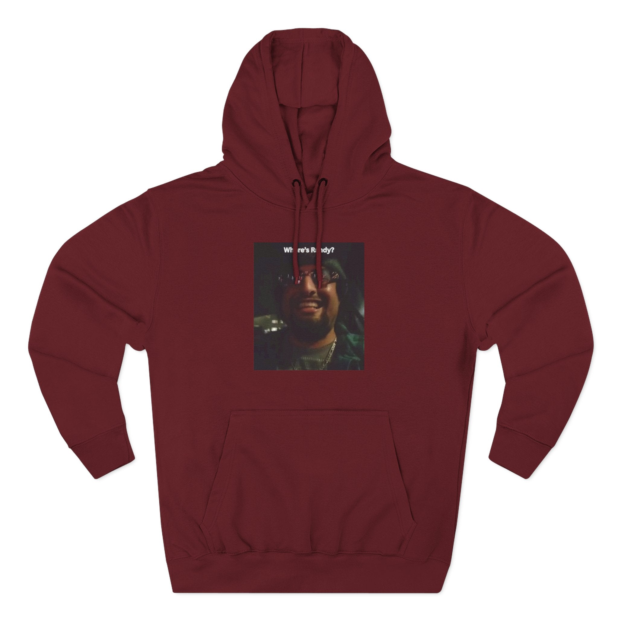 Wheres Randy Vintage Hoodie — Retro Mood Graphic Pullover