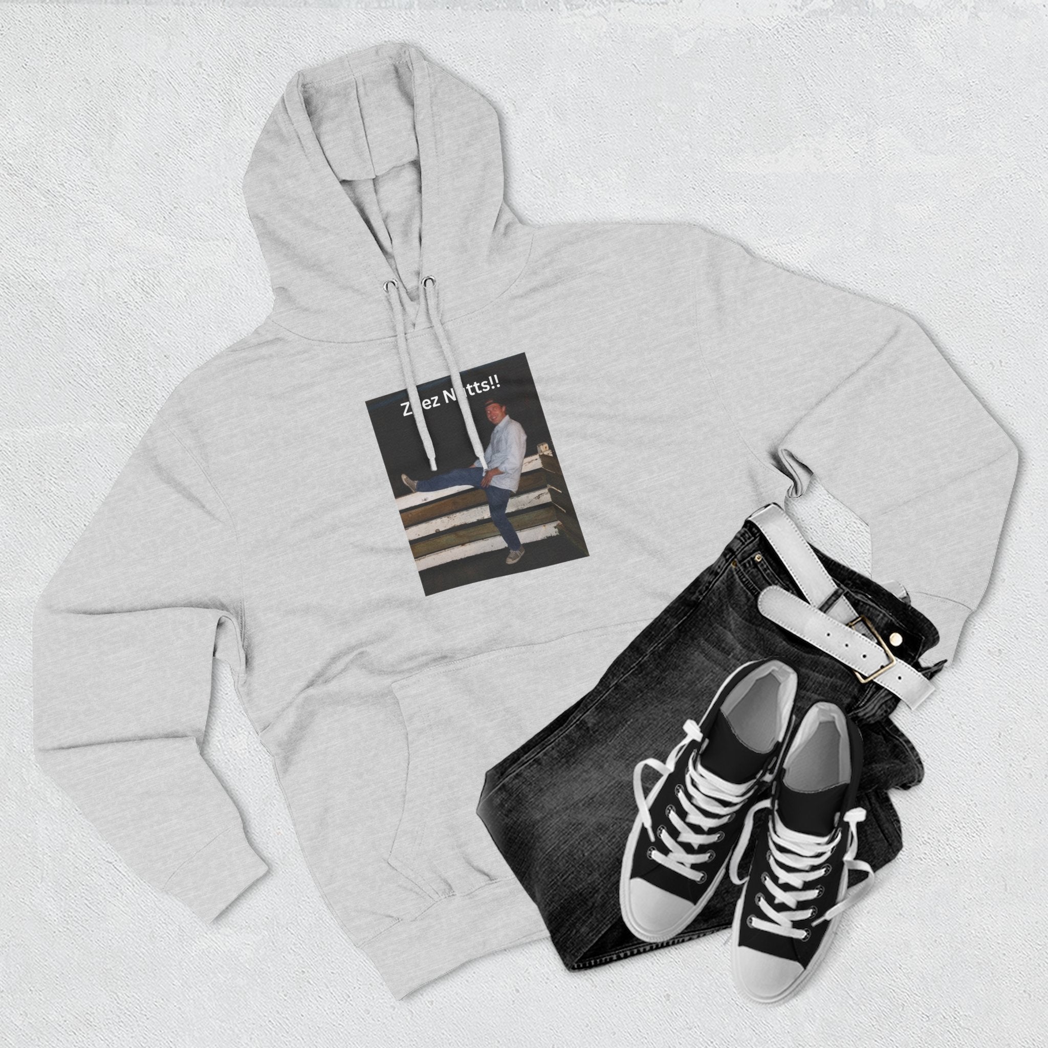 Zee'z Nutt's Moments Hoodie — Live Nutt Action Graphic Pullover