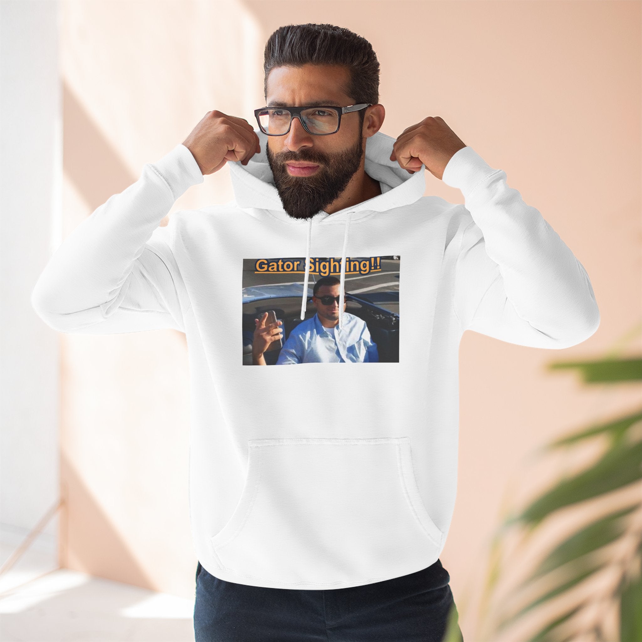 Gator Sighting Hoodie — Viral Meme Hood Pullover