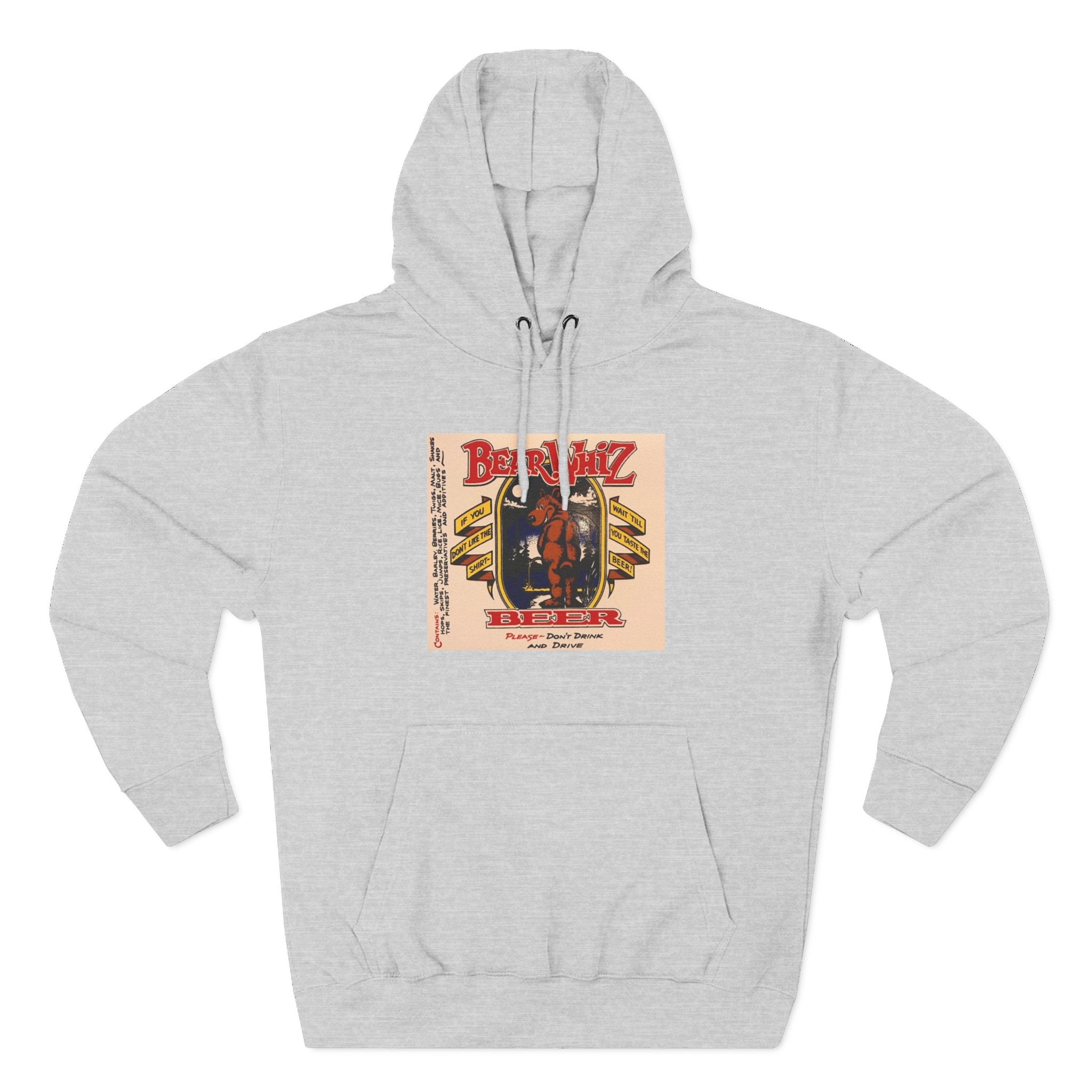 Bear Whiz Beer Original Brew Hoodie - "Bluegrass Revival" Music Poster Design