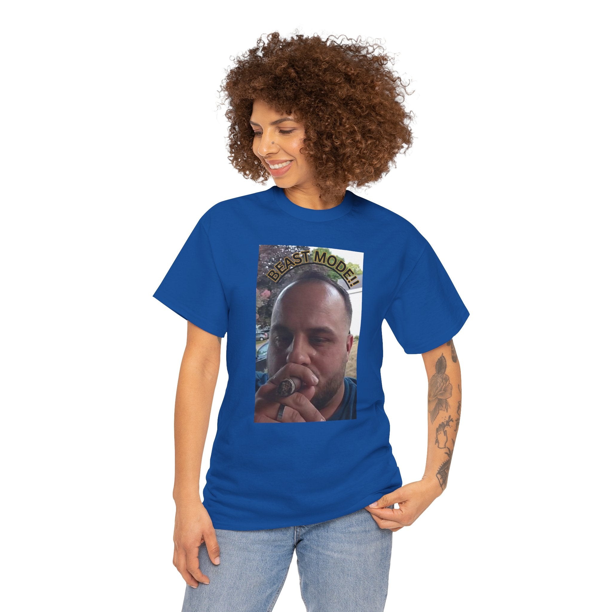 BEAST MODE! ZR 1-2.0 Max Beast Mode Activated!!      Tee — "Beast MODE" Cigar Smoking Graphic T-Shirt