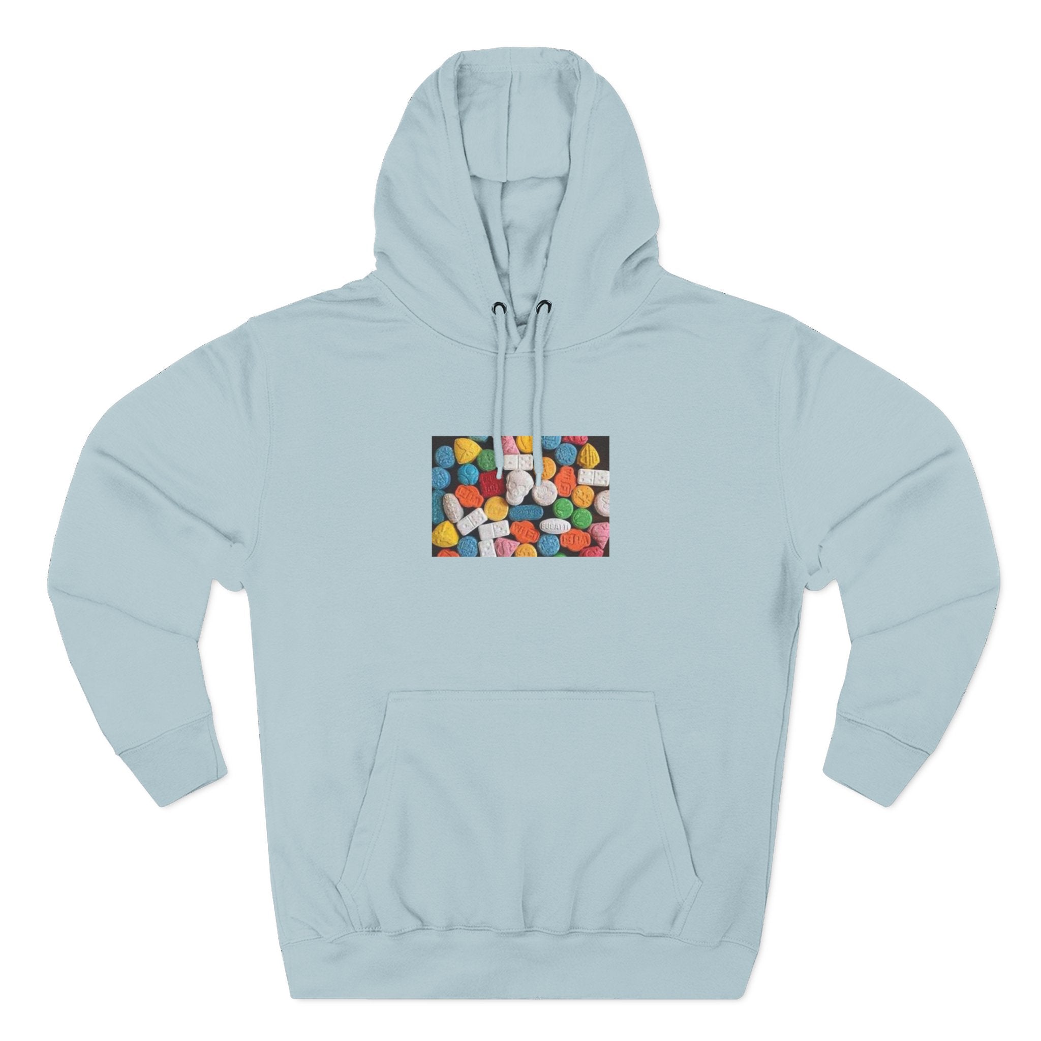 Colorful Candy Photo Hoodie — Retro Sweet Treats Pullover
