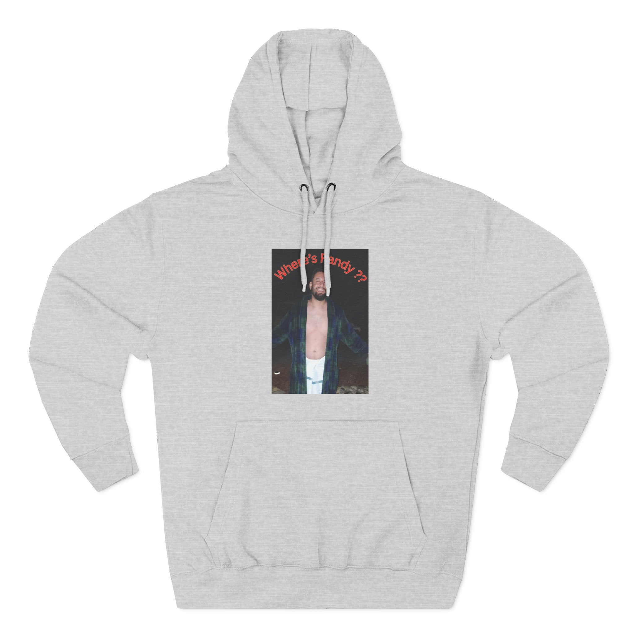 Where's Randy!!!????  Graphic Hoodie — Raised Arms Photo Print Hoodie (Three-Panel Fleece)