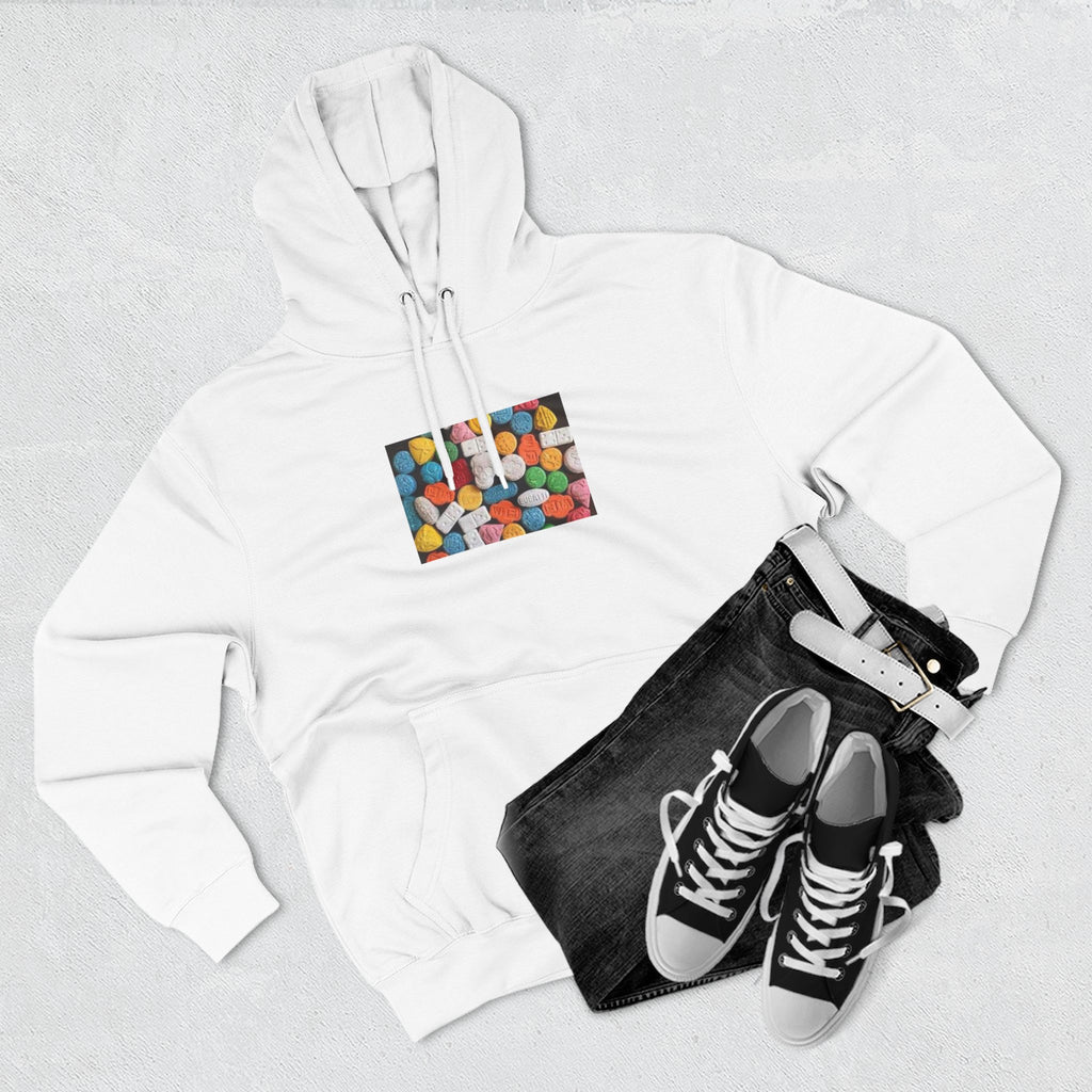 Colorful Candy Photo Hoodie — Retro Sweet Treats Pullover