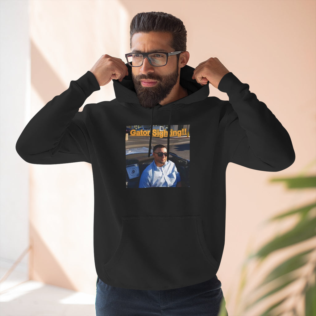 GATOR Sighting  Hoodie — "Gator Sightings!!" Graphic Fleece Pullover