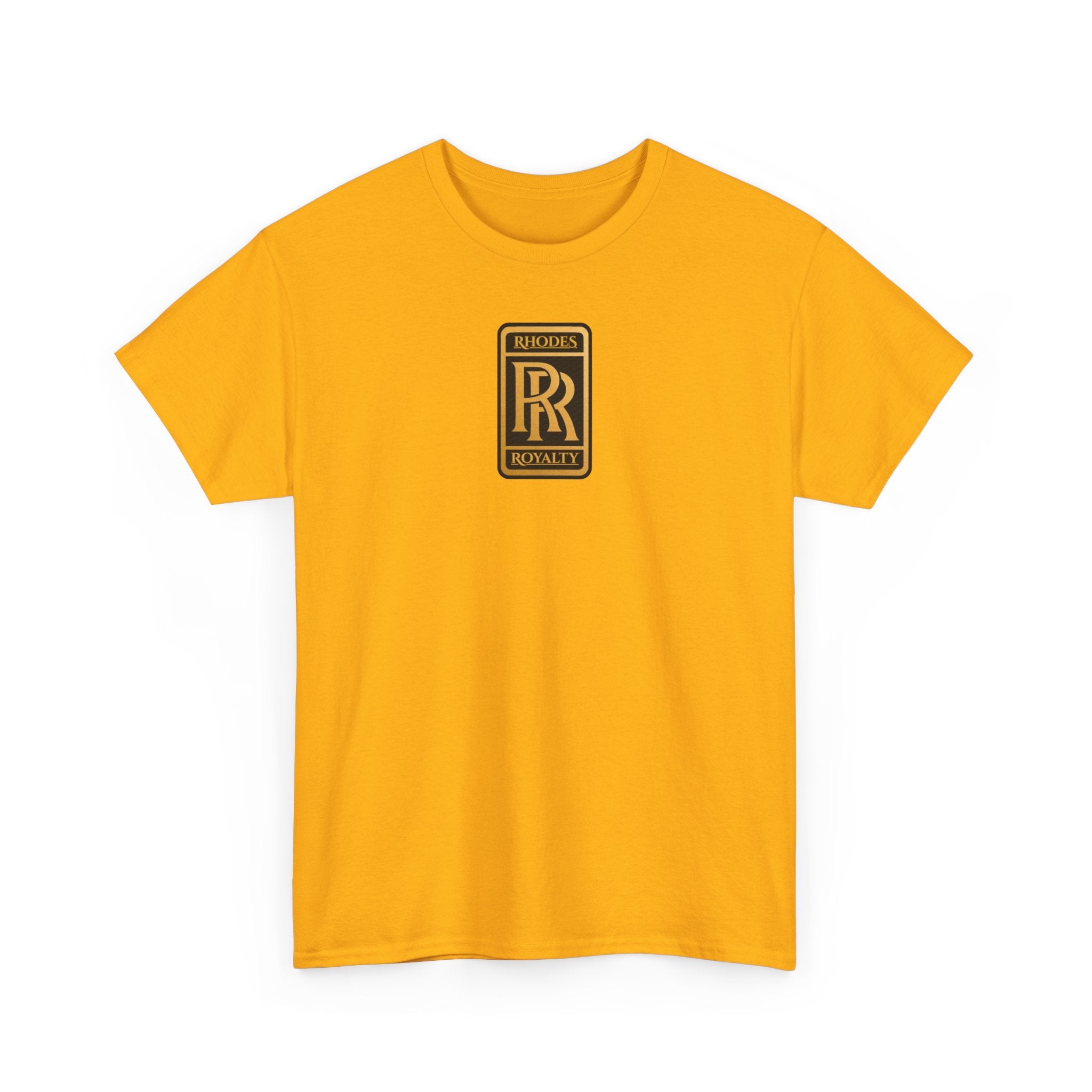 Rhodes Royalty Family Crest -  Vintage Gold Crest Tee