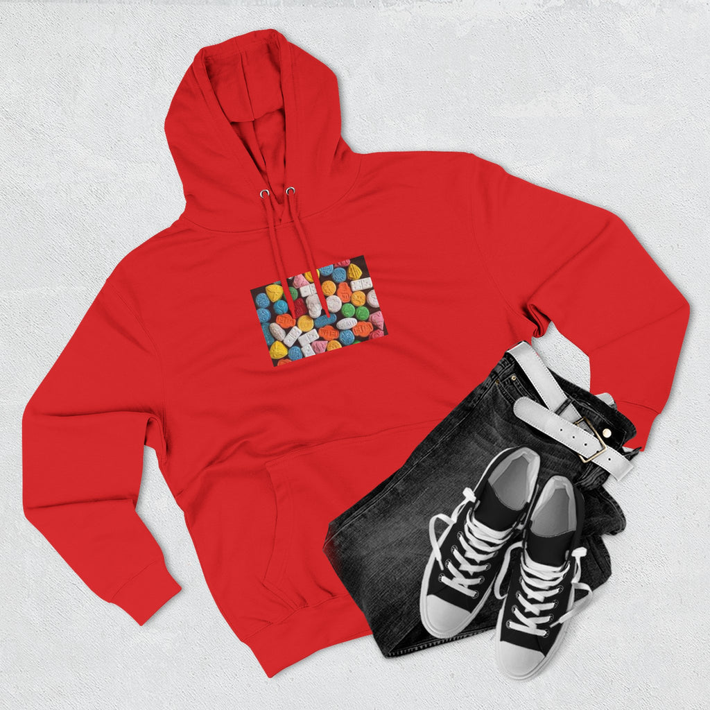 Colorful Candy Photo Hoodie — Retro Sweet Treats Pullover