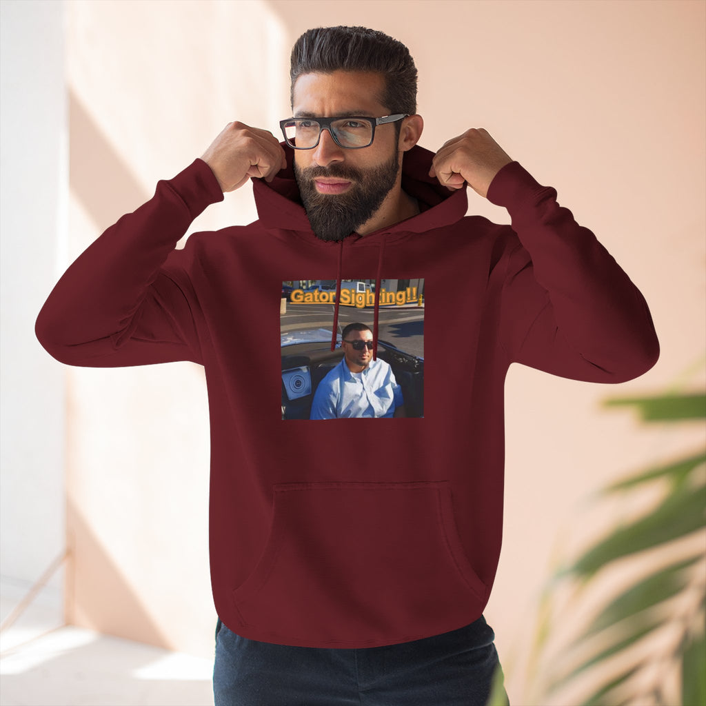 GATOR Sighting  Hoodie — "Gator Sightings!!" Graphic Fleece Pullover