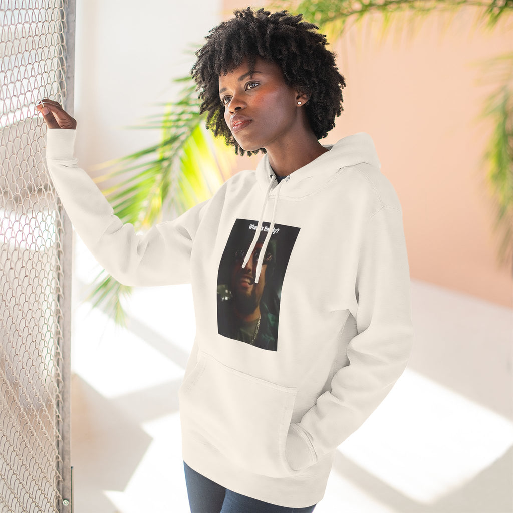 Wheres Randy Vintage Hoodie — Retro Mood Graphic Pullover