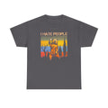 I Hate People Bear T‑Shirt — Retro Forest Graphic Tee