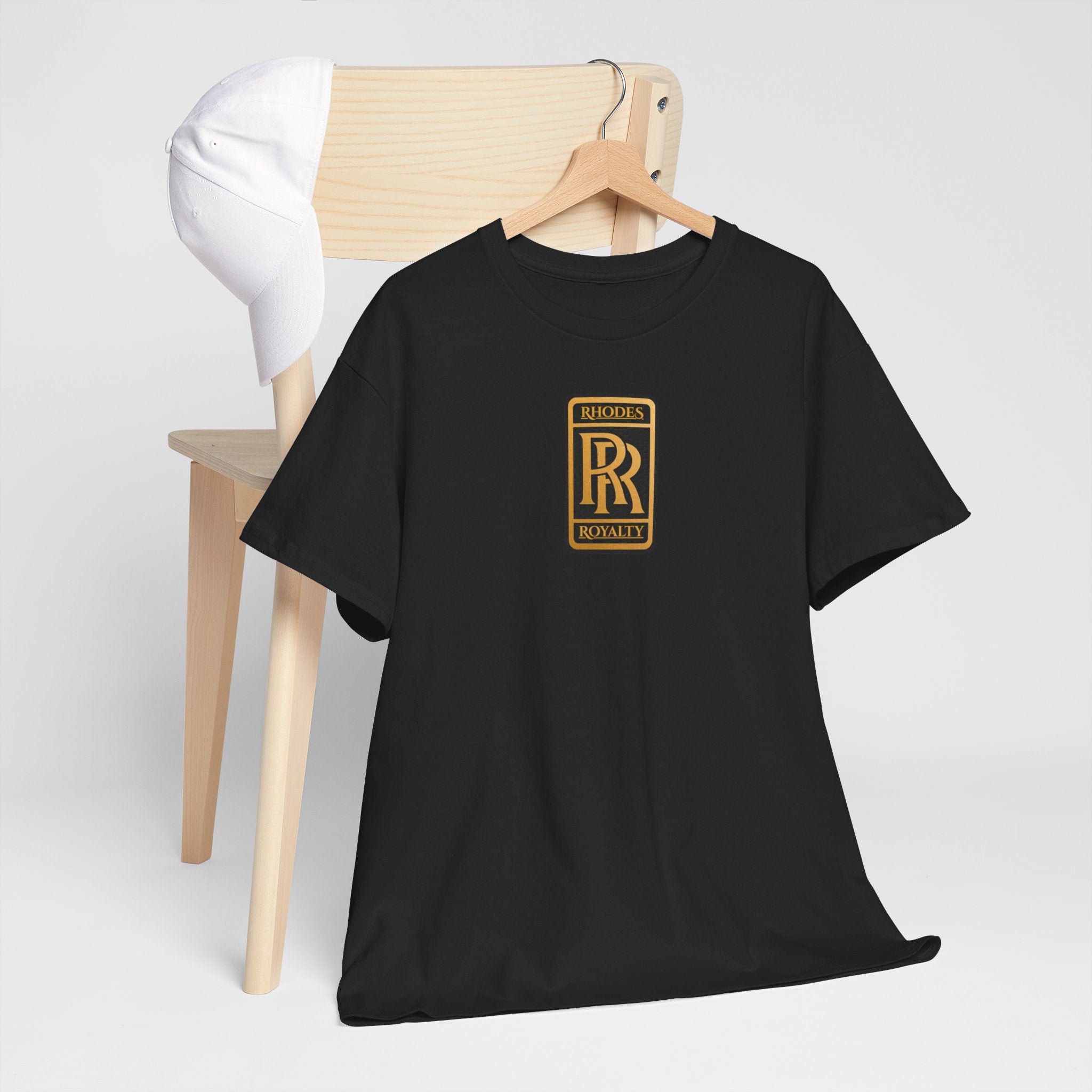 Rhodes Royalty Family Crest -  Vintage Gold Crest Tee