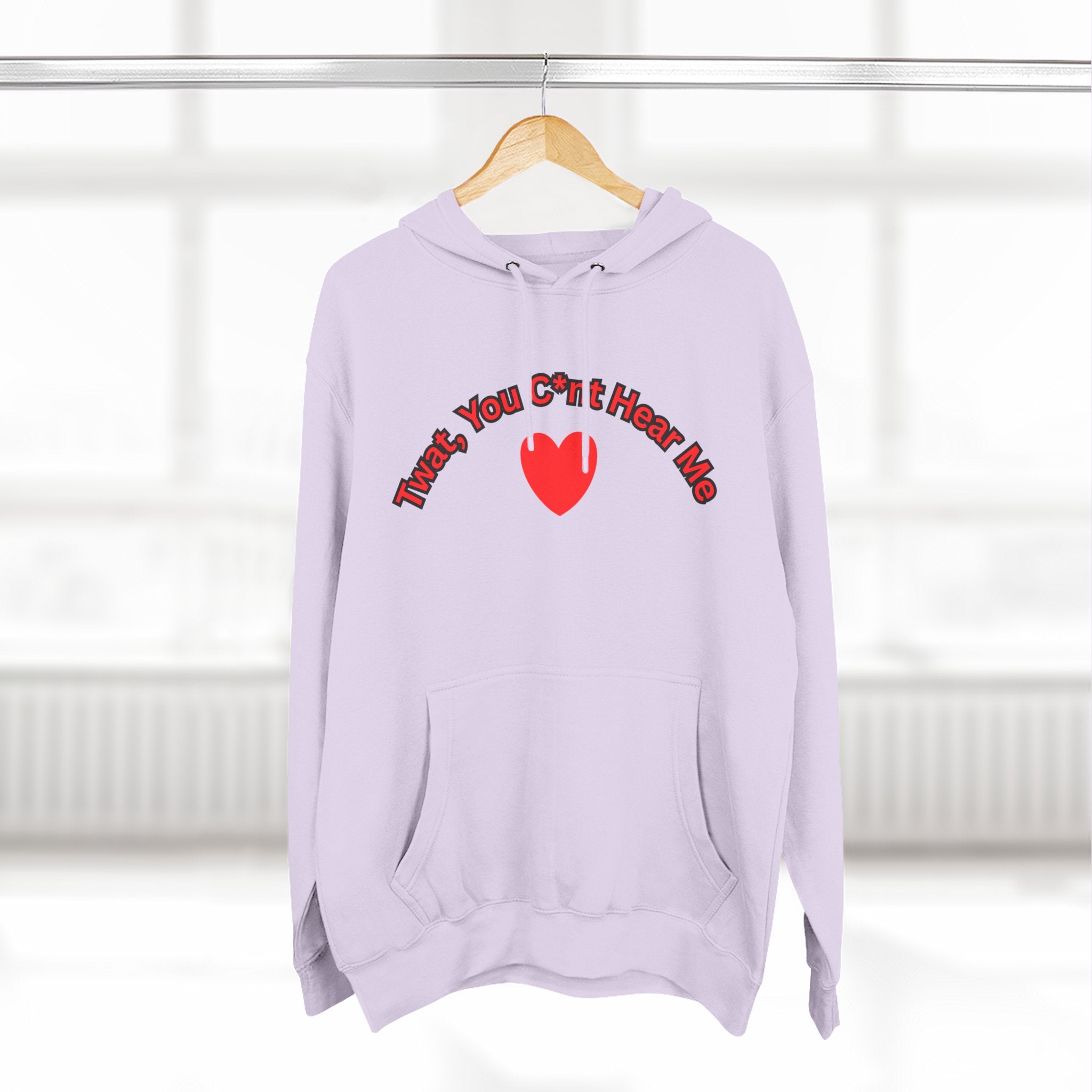 You Cunt Hear Me Three-Panel Fleece Hoodie