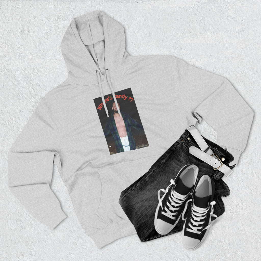 Where's Randy!!!????  Graphic Hoodie — Raised Arms Photo Print Hoodie (Three-Panel Fleece)