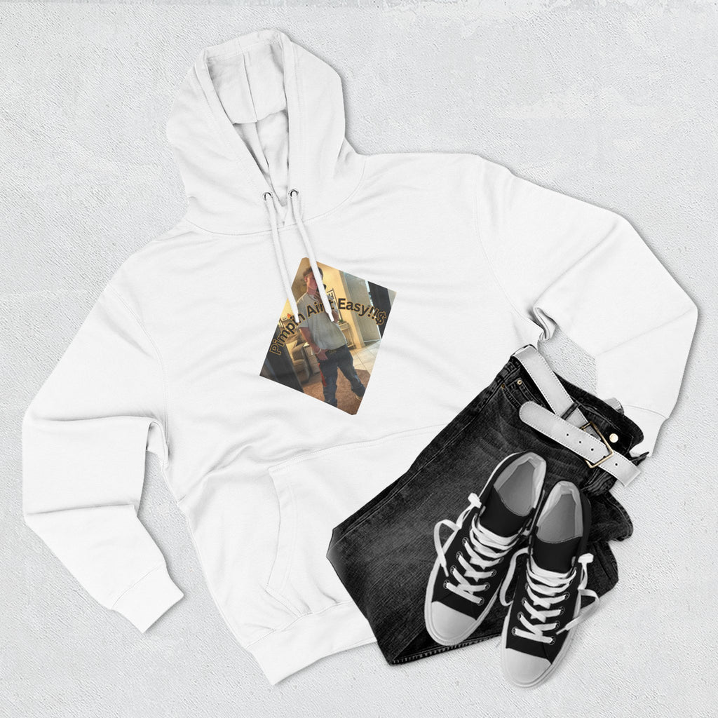 Pimpin Aint Easy (Ryder or Die Style)   Three-Panel Fleece Hoodie — Cozy Diamond Photo Graphic Pullover