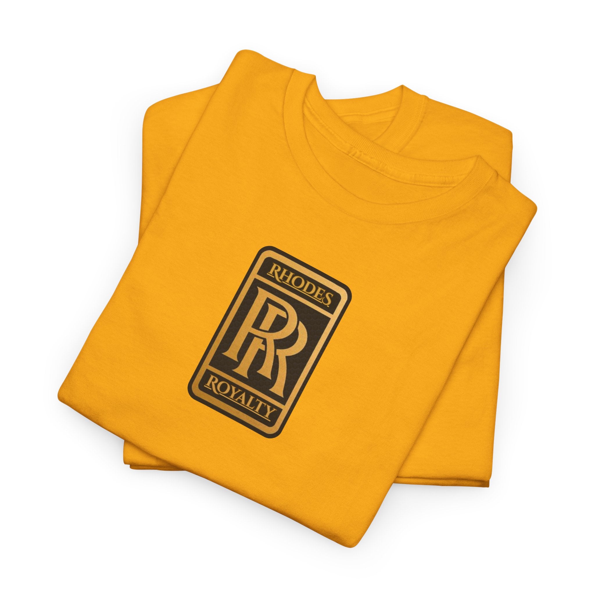 Rhodes Royalty Family Crest -  Vintage Gold Crest Tee