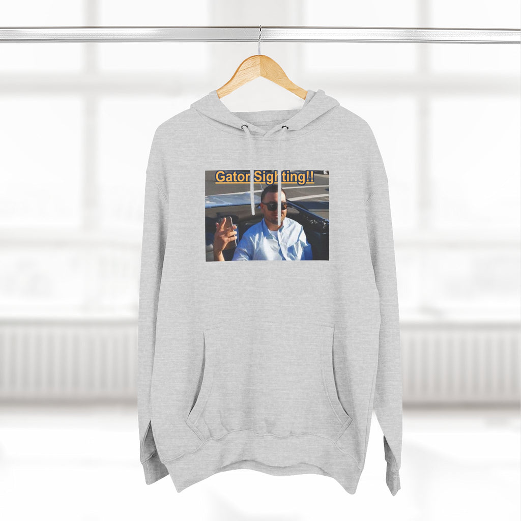 Gator Sighting Hoodie — Viral Meme Hood Pullover