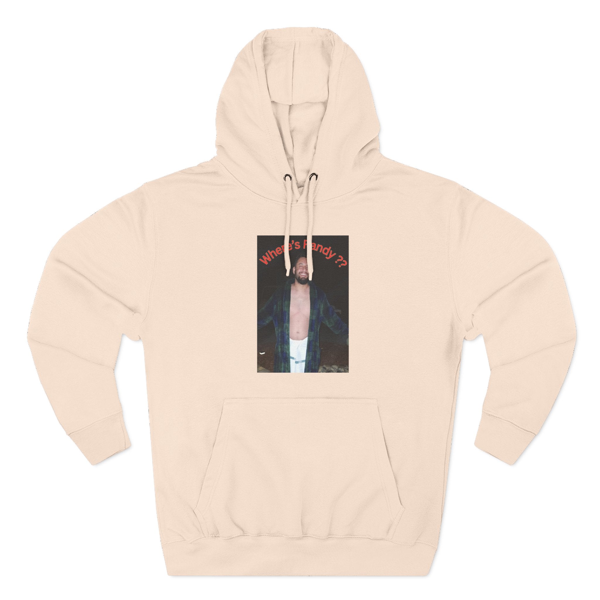 Where's Randy!!!????  Graphic Hoodie — Raised Arms Photo Print Hoodie (Three-Panel Fleece)
