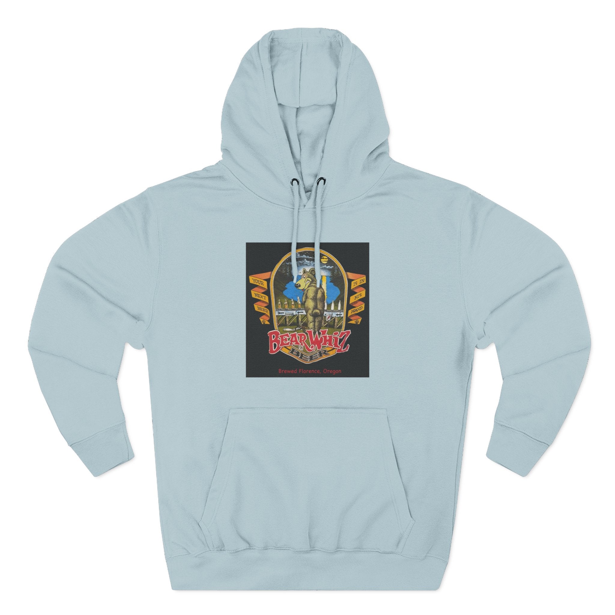 Bear Whiz Beer Original Hoodie — 'Beach Vibes' Graphic Pullover