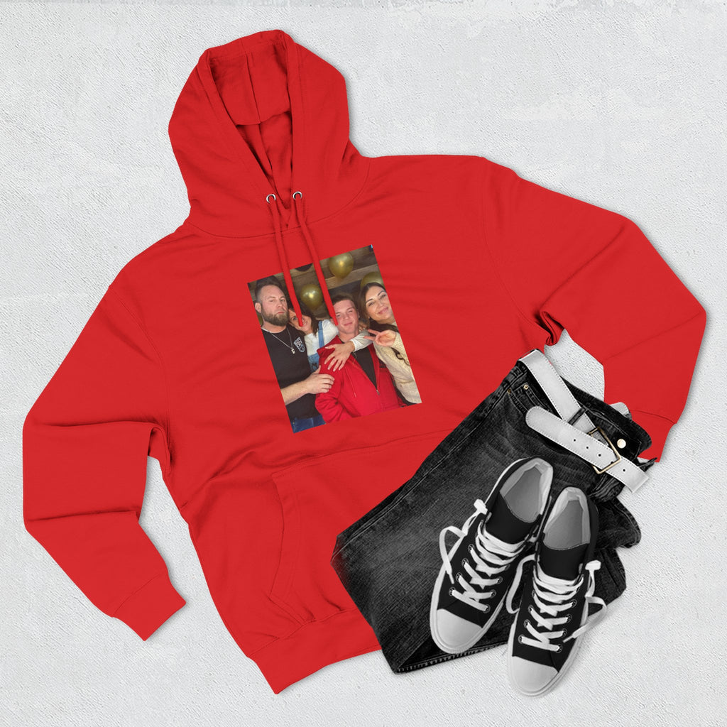 Family!!     Photo Collage Fleece Hoodie - Custom Group Portrait Pullover