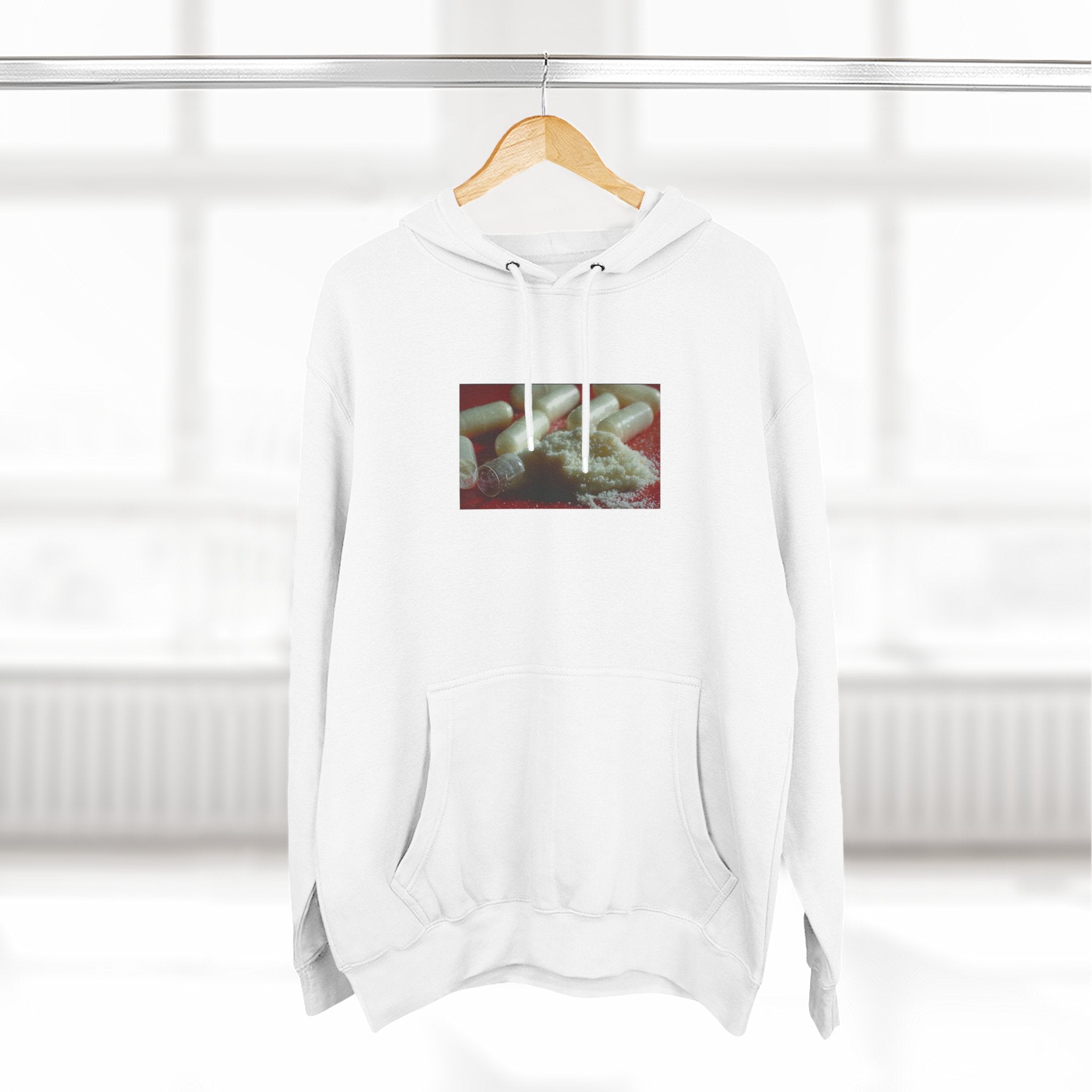 Hoodie on them pillz — Vintage Film Strip pill Print photo