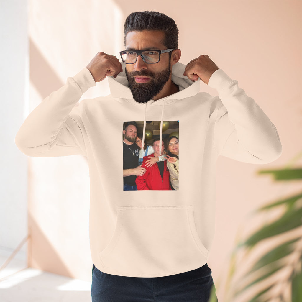 Family!!     Photo Collage Fleece Hoodie - Custom Group Portrait Pullover