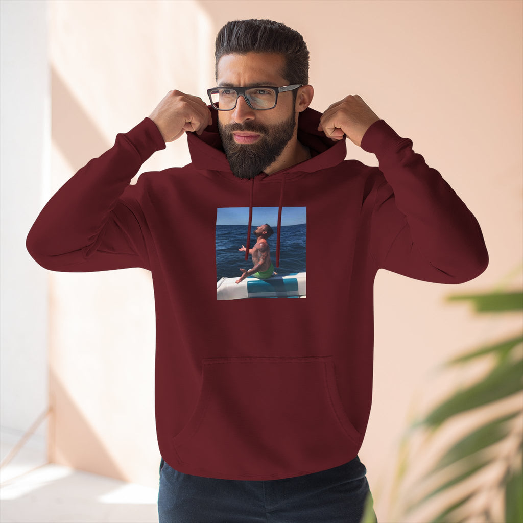 Fishy Out Of Water Hoodie — Ocean Boat Summer Vibes Fleece Pullover
