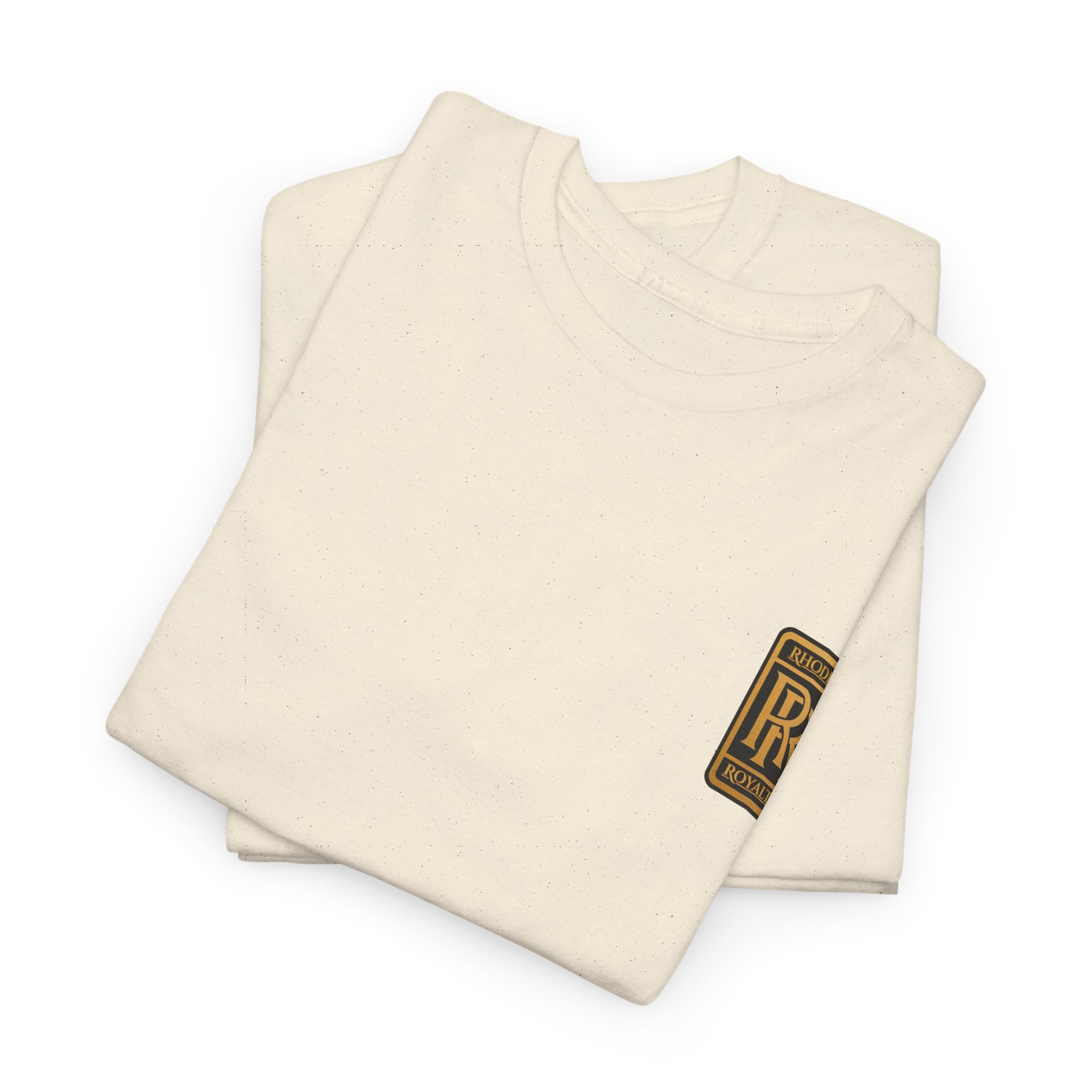 Rhodes Royalty Family Crest- Luxury Monogram T-Shirt — Small Chest Patch "RR"