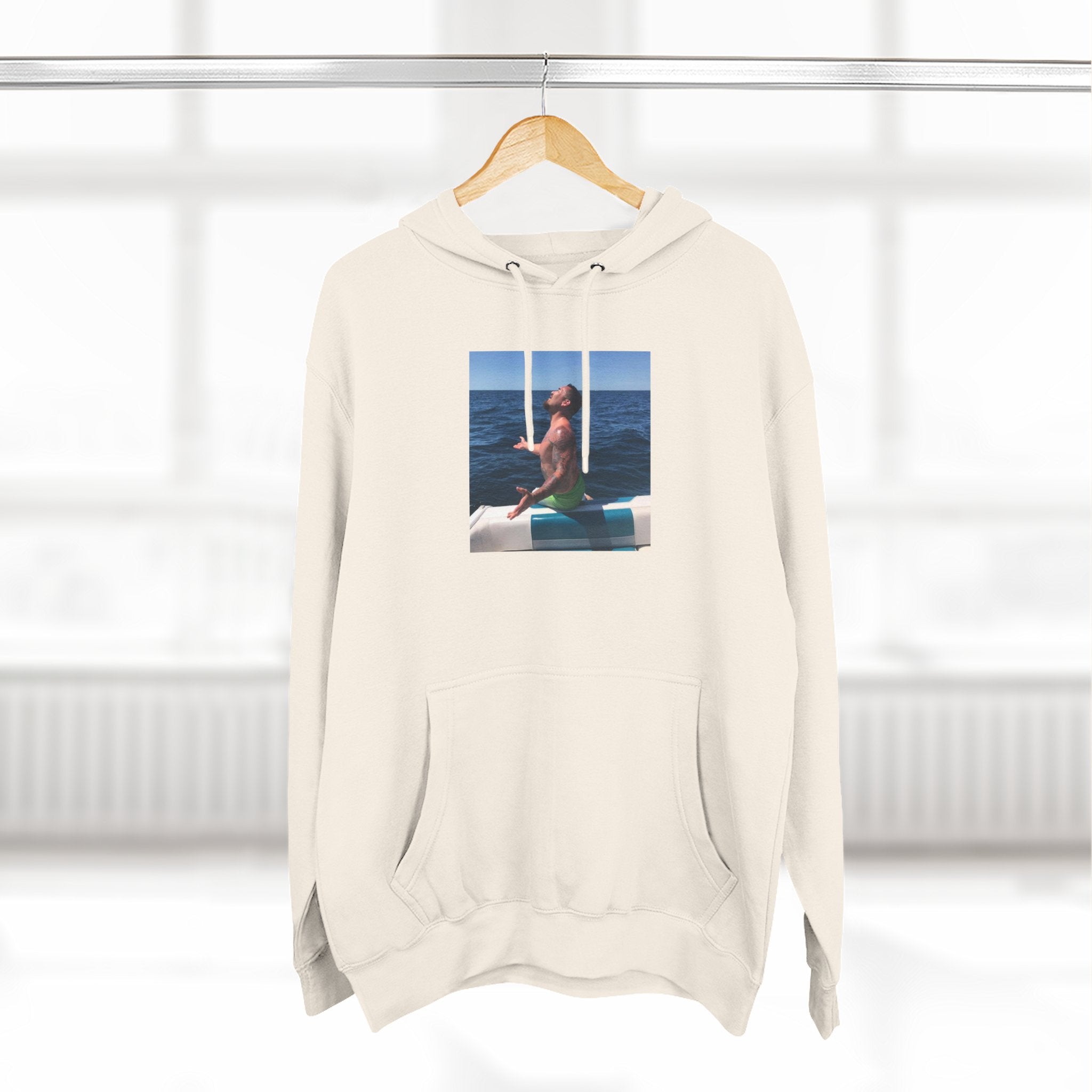 Fishy Out Of Water Hoodie — Ocean Boat Summer Vibes Fleece Pullover