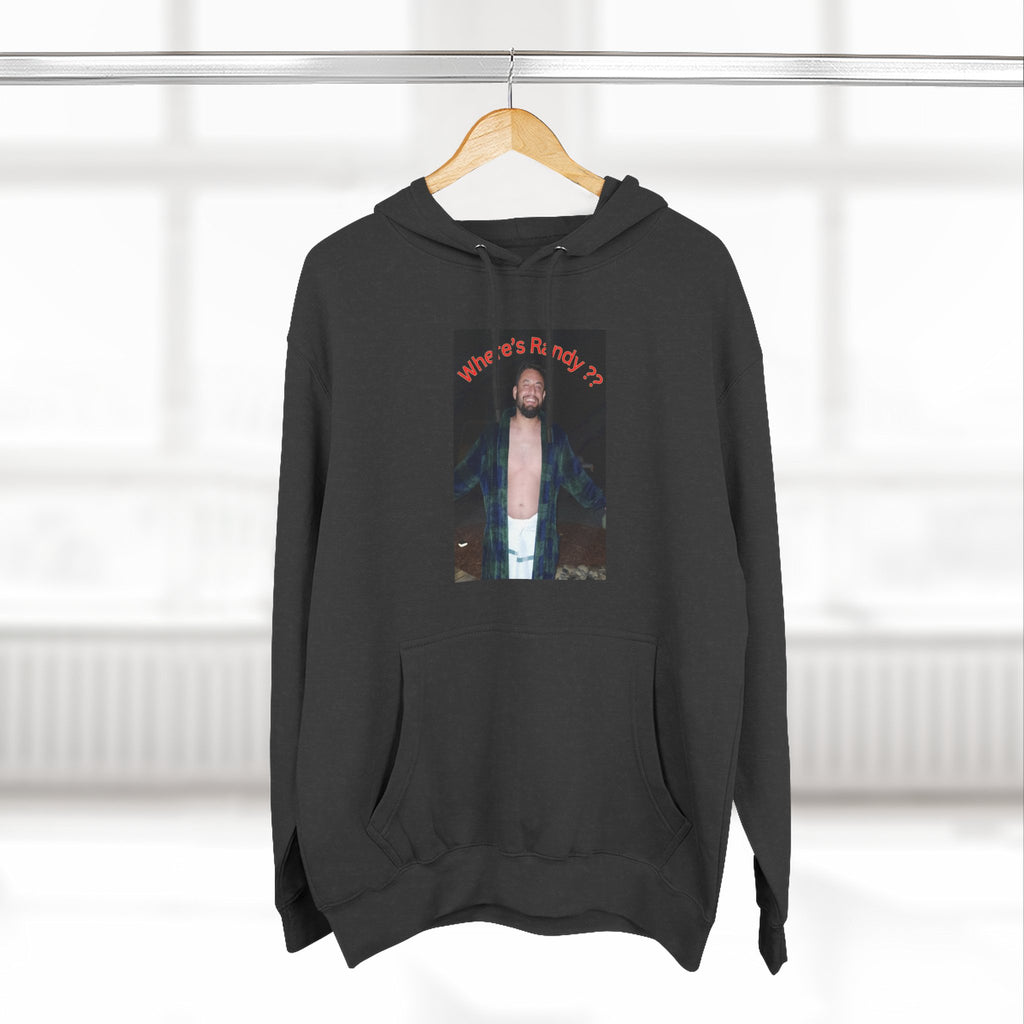 Where's Randy!!!????  Graphic Hoodie — Raised Arms Photo Print Hoodie (Three-Panel Fleece)