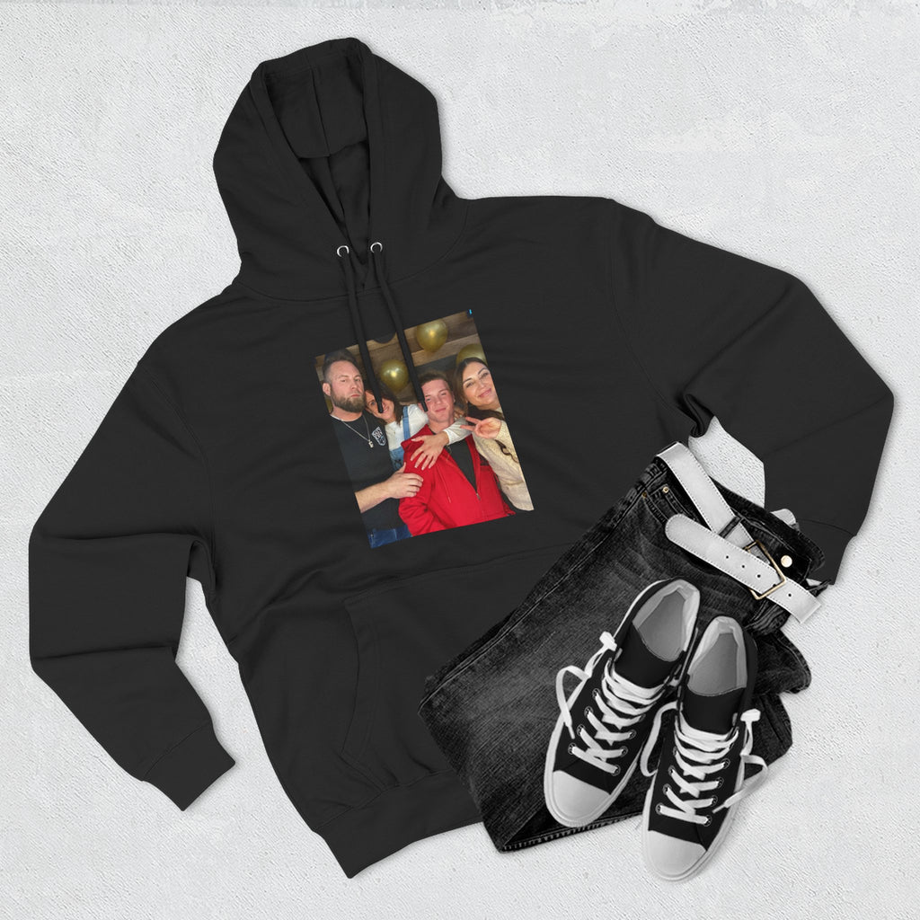 Family!!     Photo Collage Fleece Hoodie - Custom Group Portrait Pullover