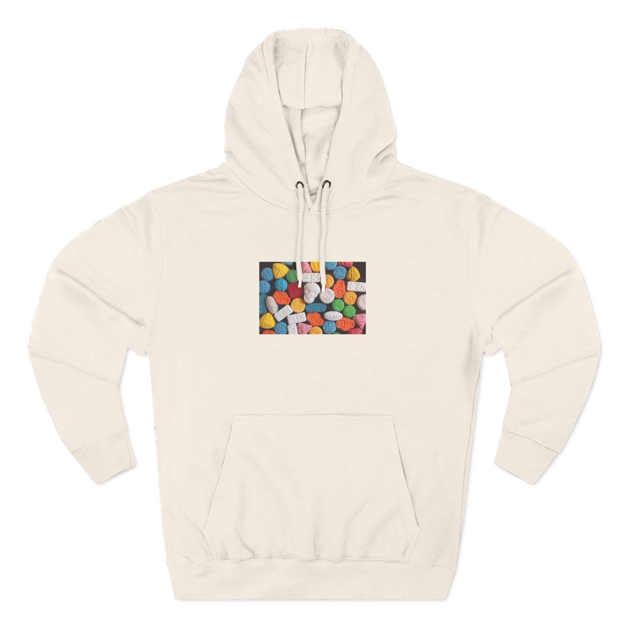 Colorful Candy Photo Hoodie — Retro Sweet Treats Pullover