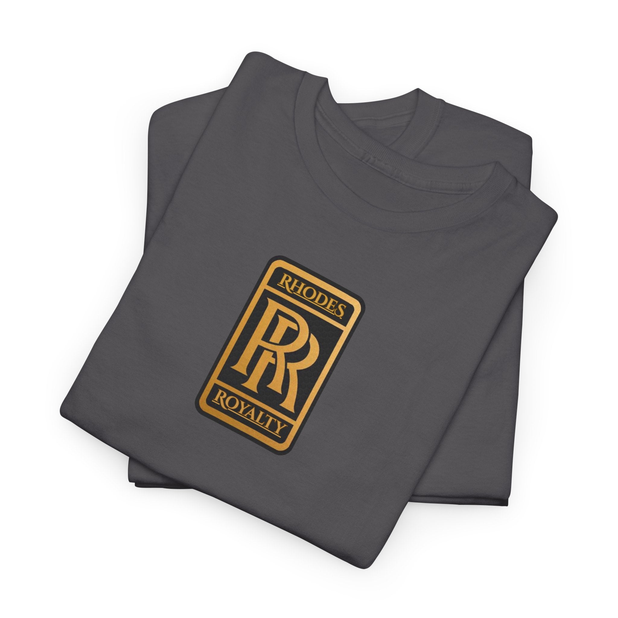 Rhodes Royalty Family Crest -  Vintage Gold Crest Tee