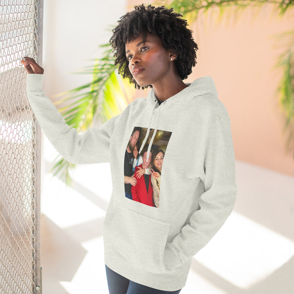 Family!!     Photo Collage Fleece Hoodie - Custom Group Portrait Pullover