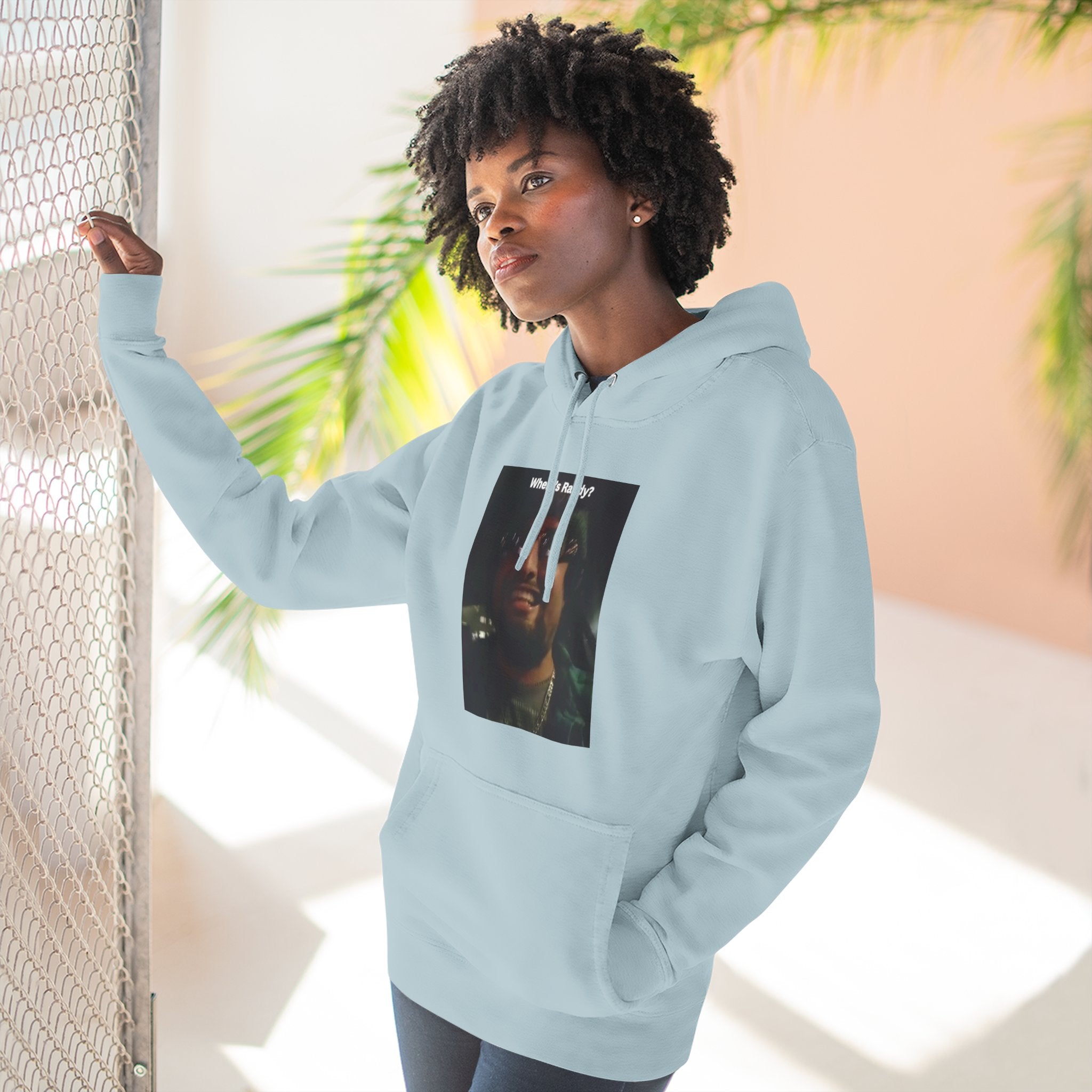 Wheres Randy Vintage Hoodie — Retro Mood Graphic Pullover