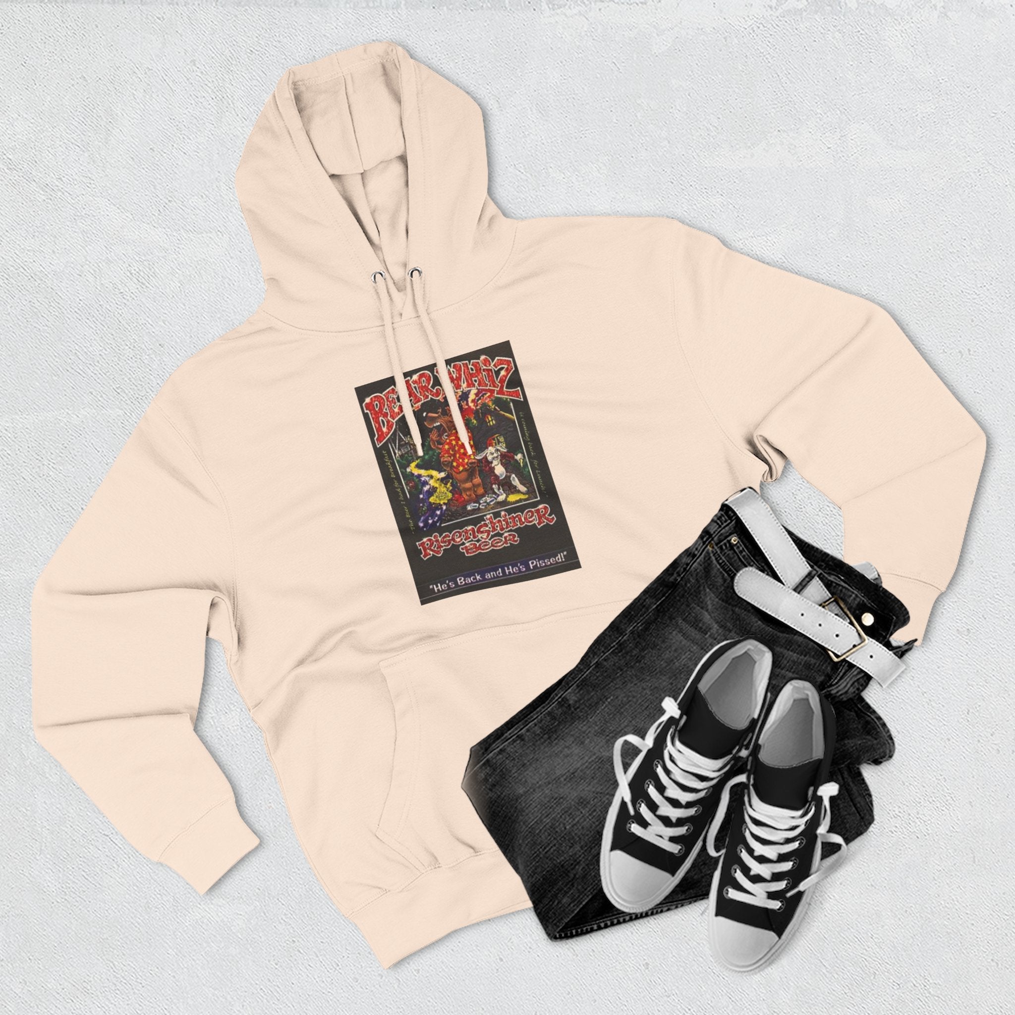 Bear Whiz Beer Rise and Shine Graphic Hoodie