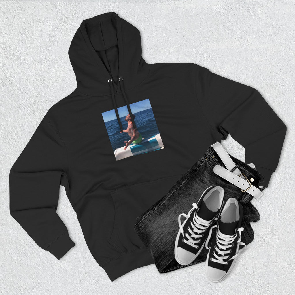Fishy Out Of Water Hoodie — Ocean Boat Summer Vibes Fleece Pullover