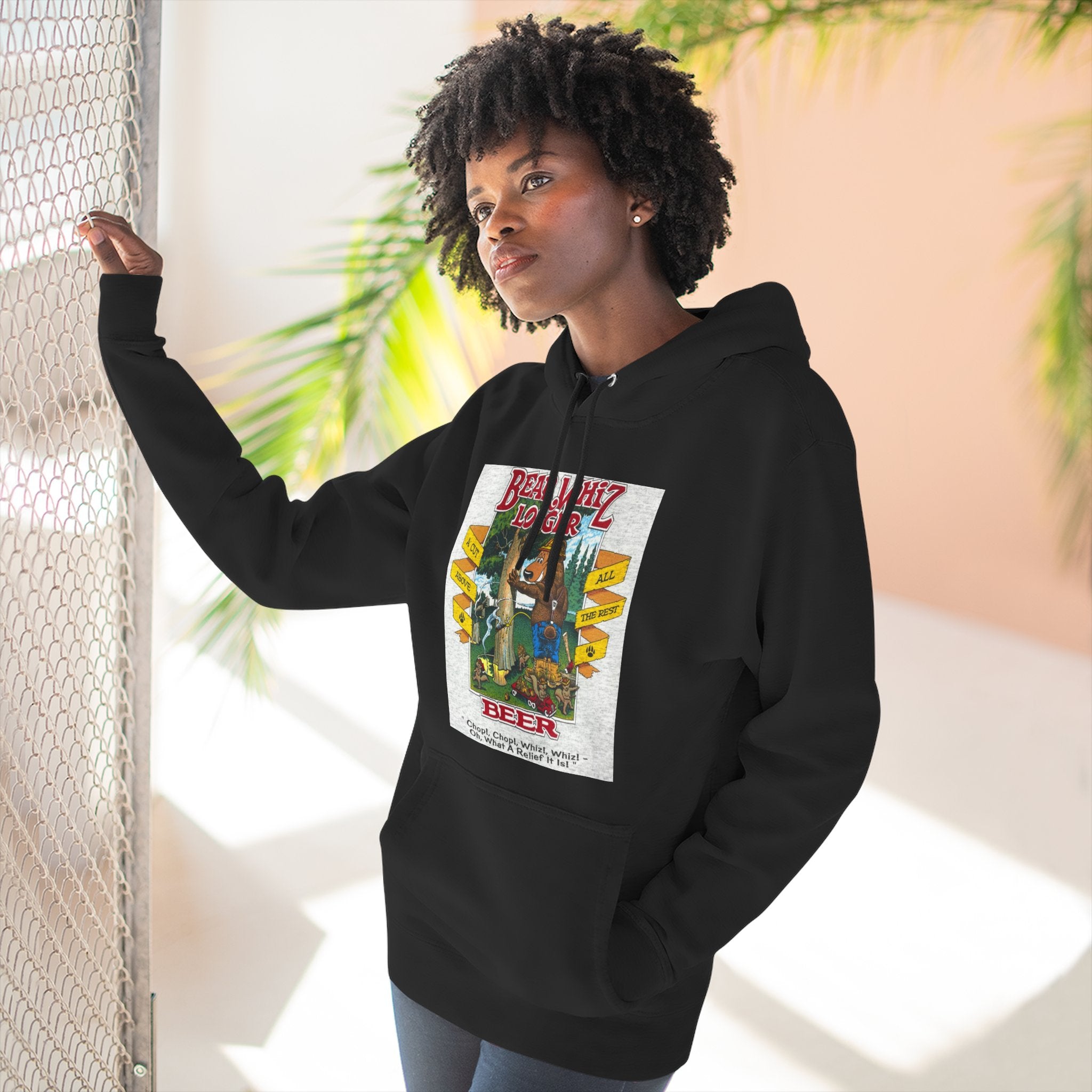 Bear Whiz Beer vintage  Hoodie