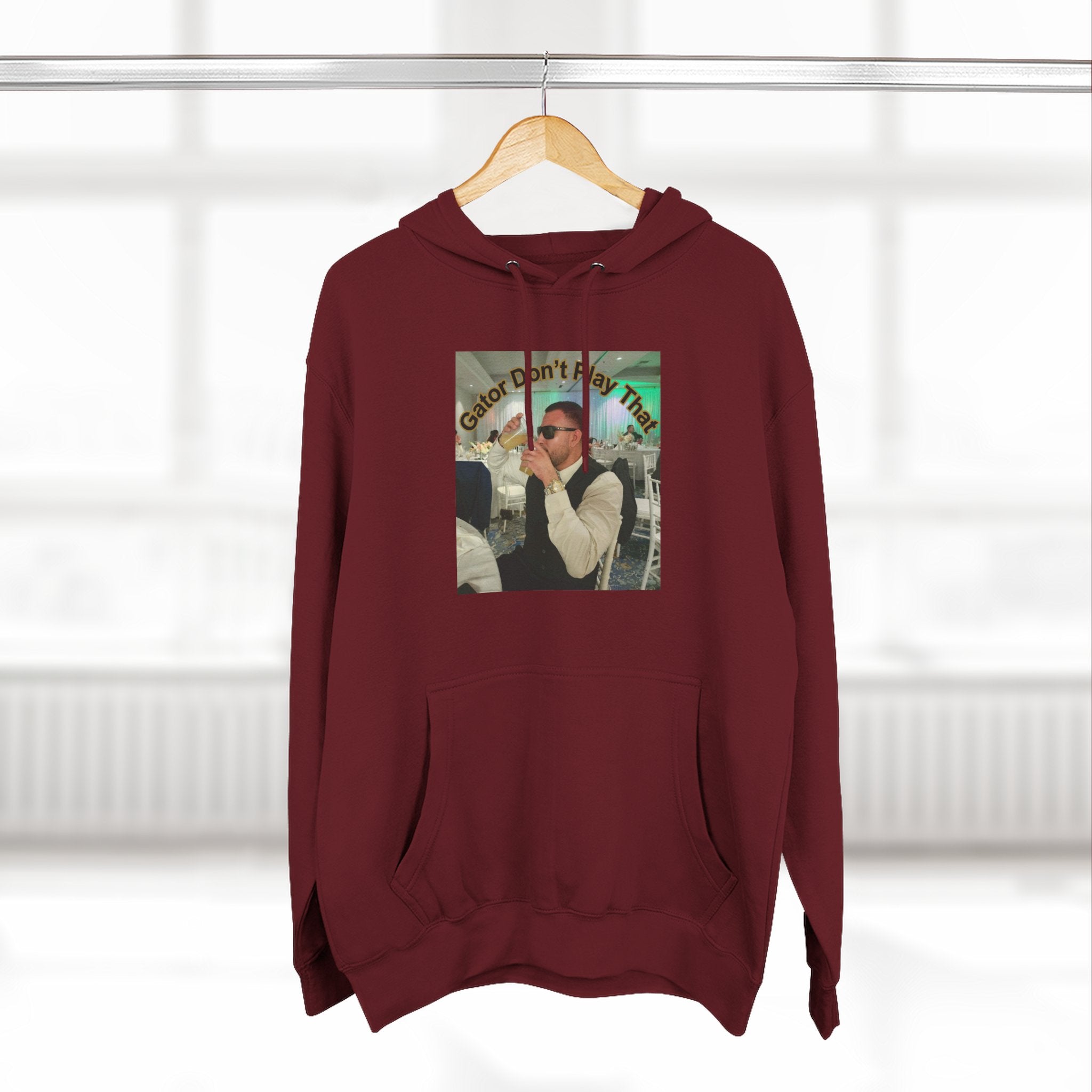 GATOR Don't Play That  Hoodie "The Kings Table" - Retro Hood Pullover
