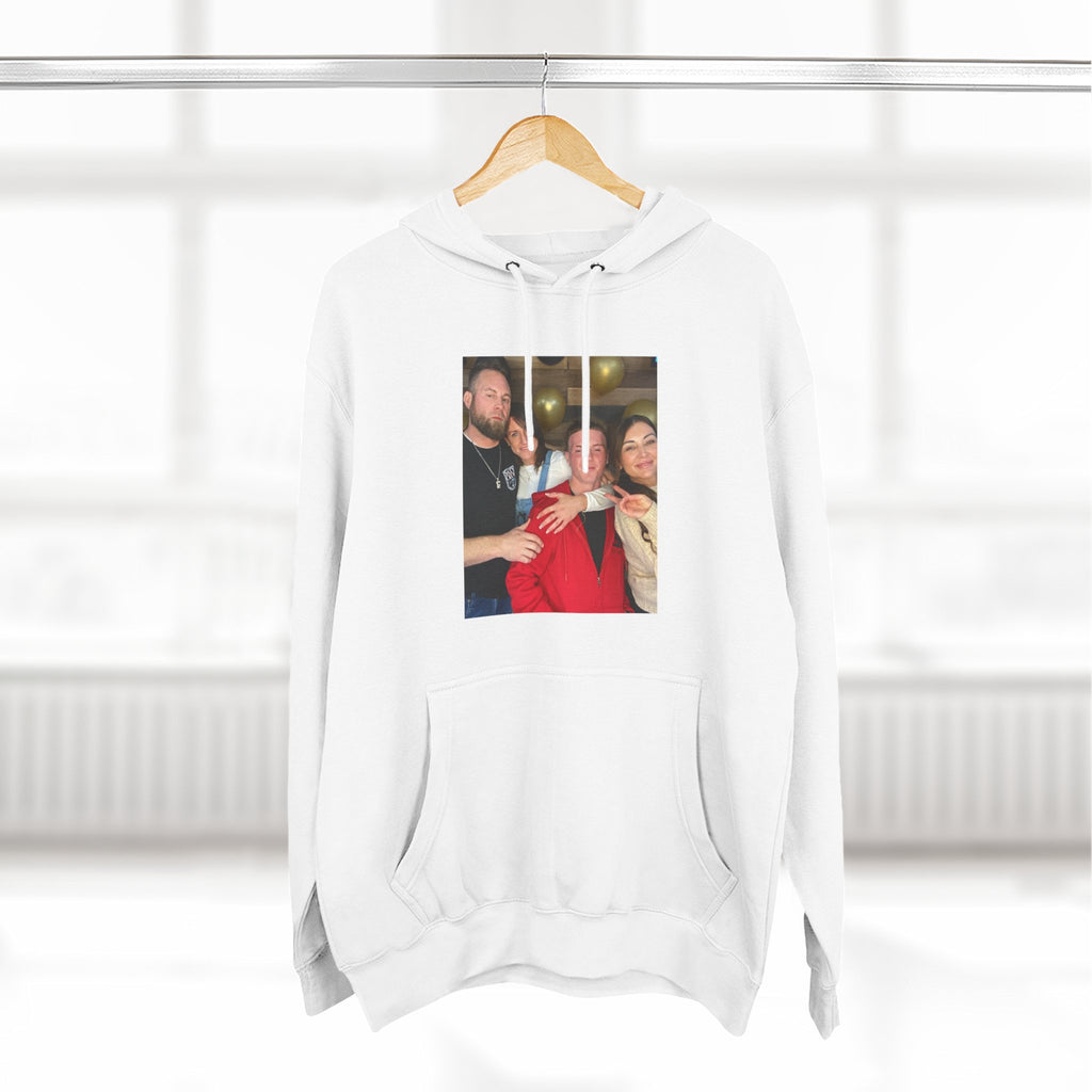 Family!!     Photo Collage Fleece Hoodie - Custom Group Portrait Pullover