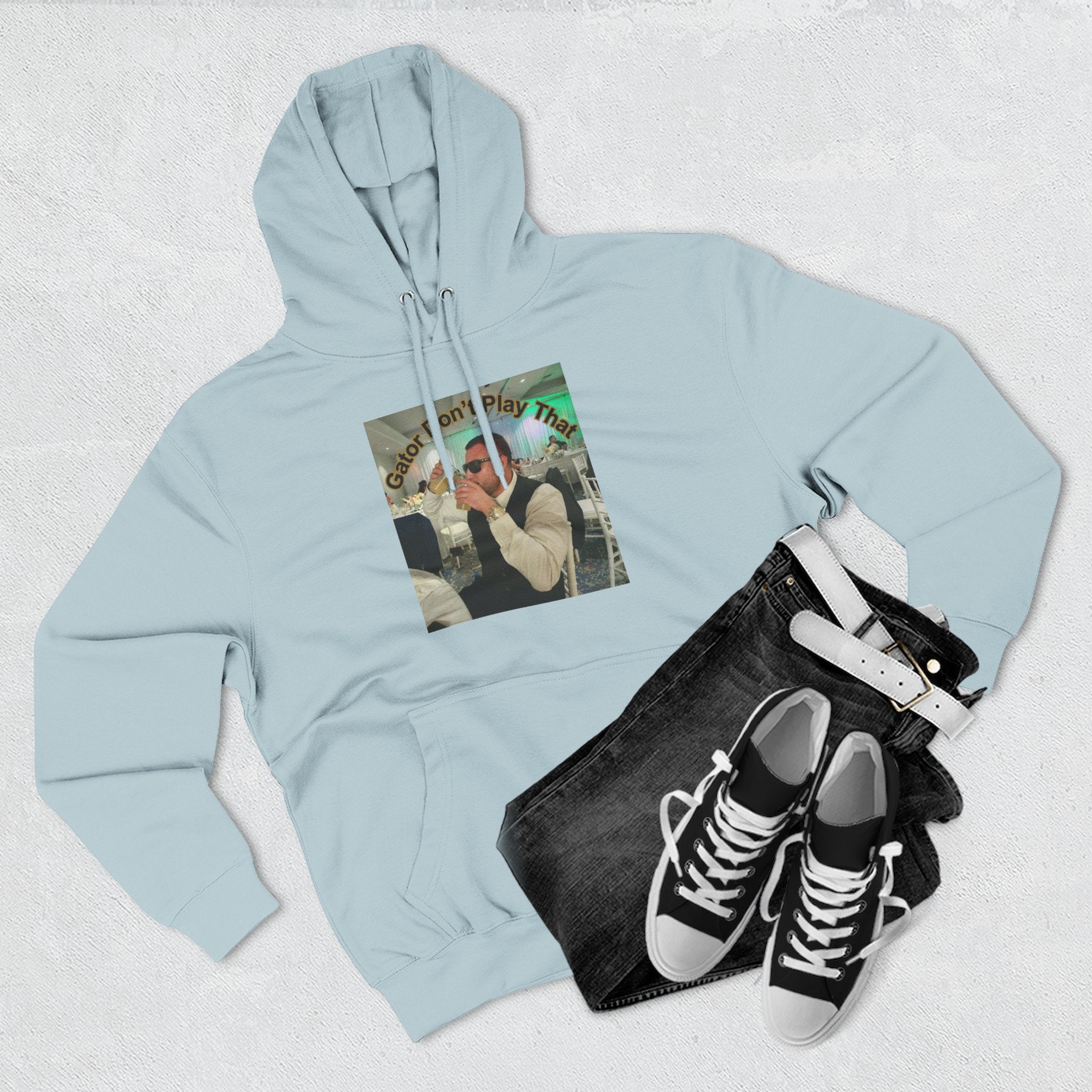 GATOR Don't Play That  Hoodie "The Kings Table" - Retro Hood Pullover