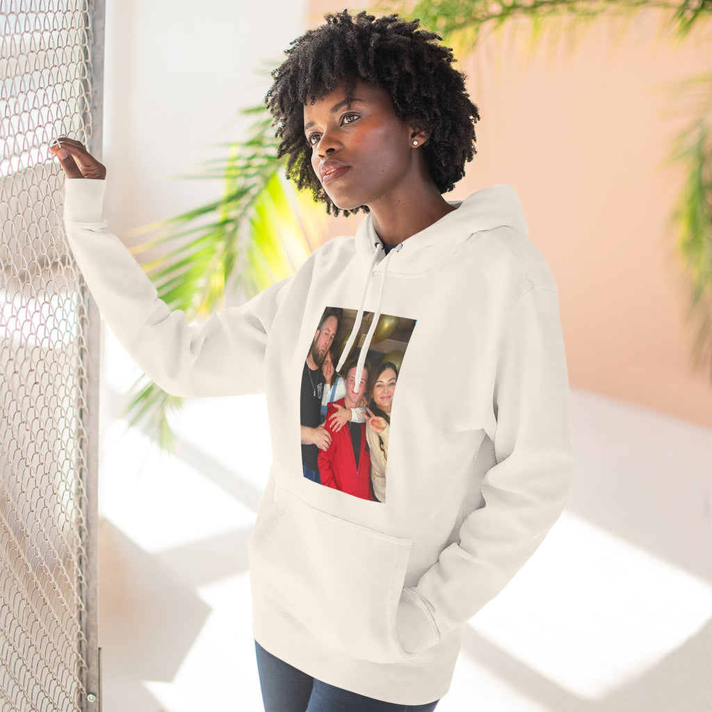 Family!!     Photo Collage Fleece Hoodie - Custom Group Portrait Pullover