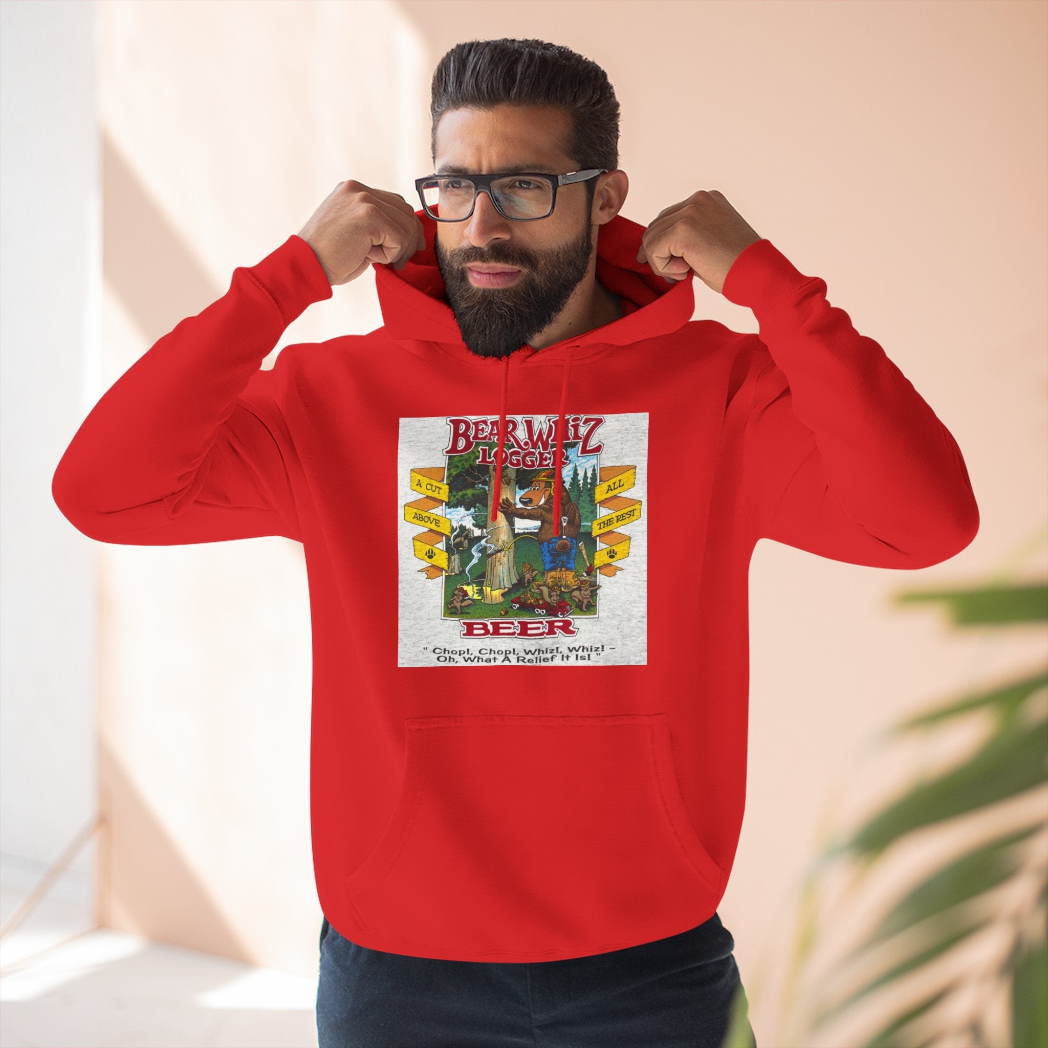 Bear Whiz Beer vintage  Hoodie
