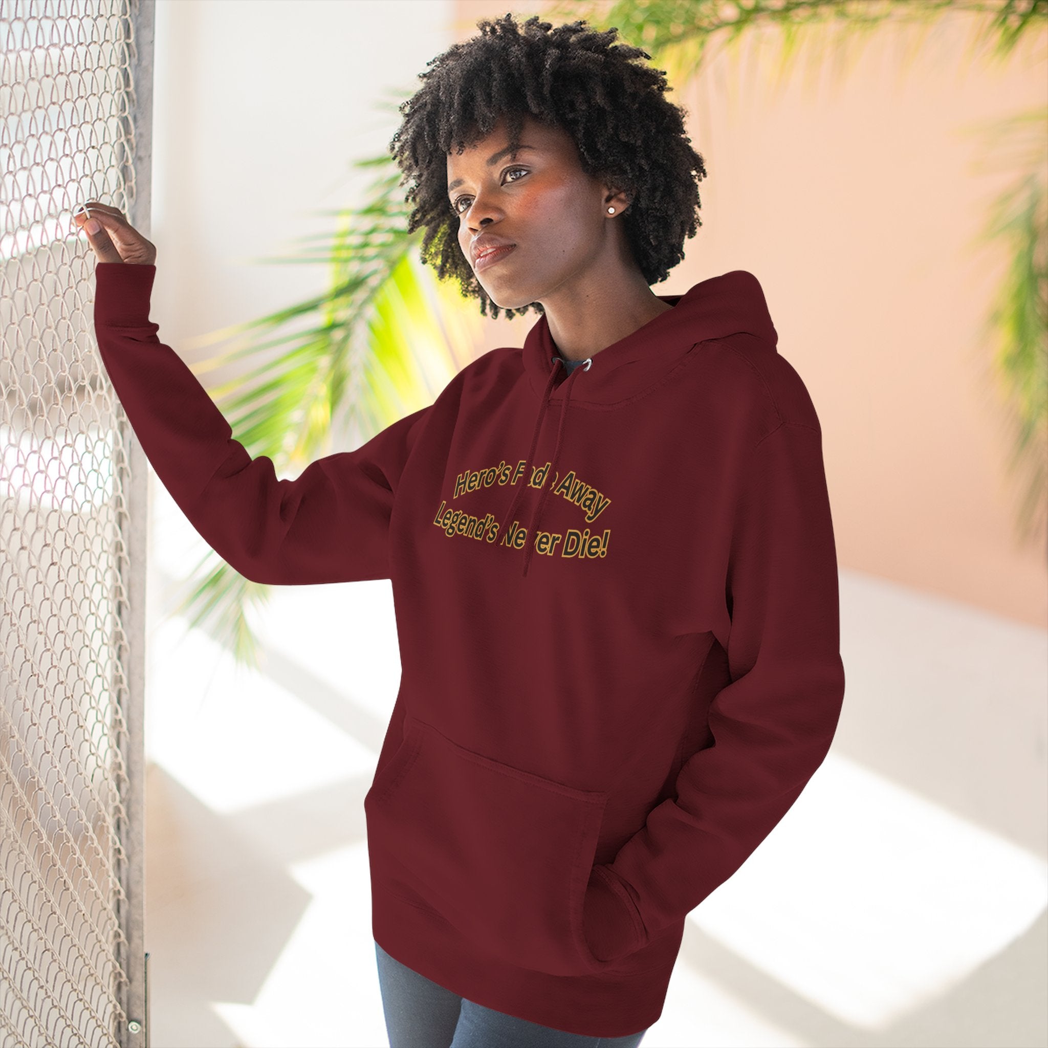 Hero's Fade Away Legend's Never Die Hoodie